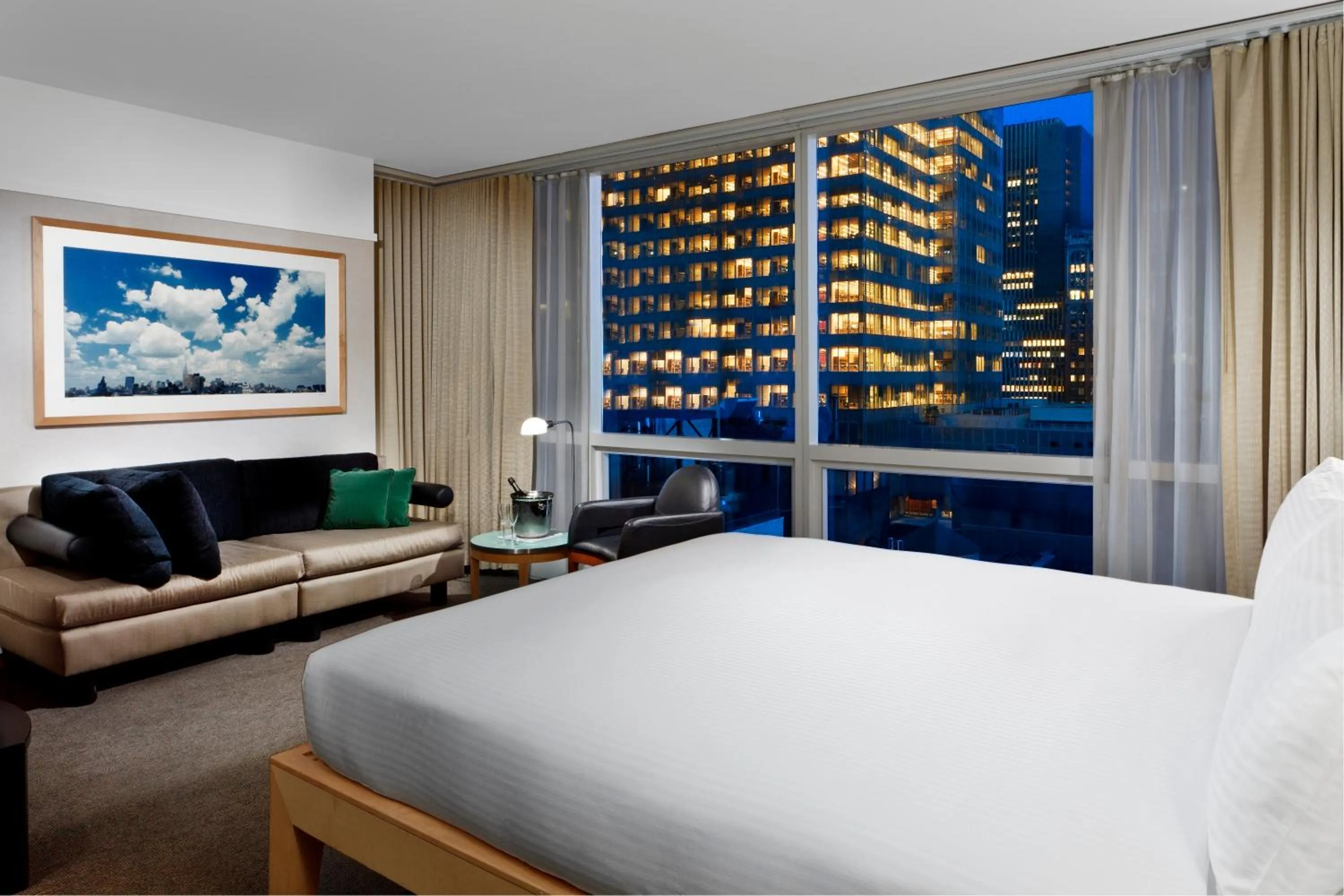 Bed in Millennium Premier Hotel New York Times Square