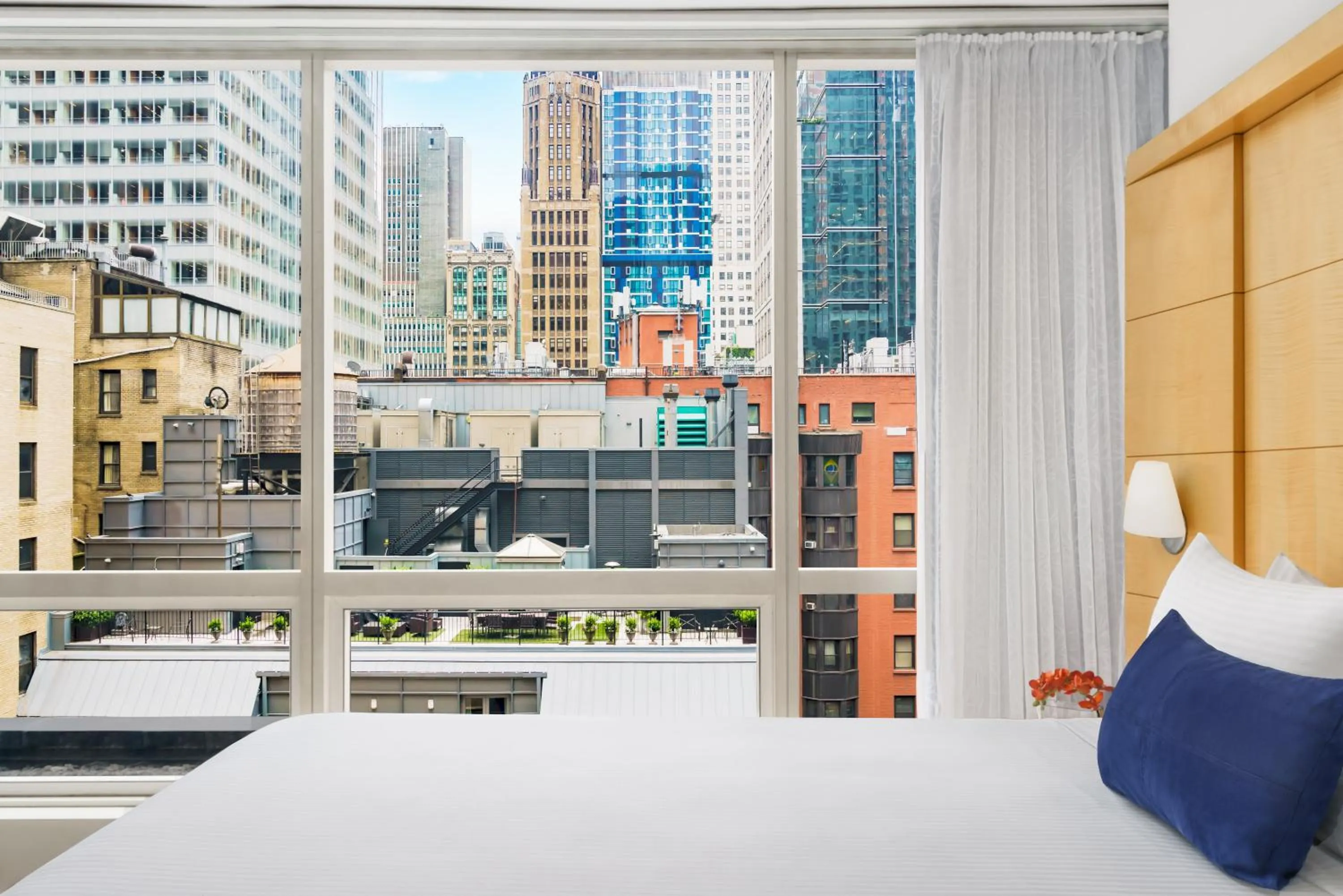 Nearby landmark, Bed in Millennium Premier Hotel New York Times Square