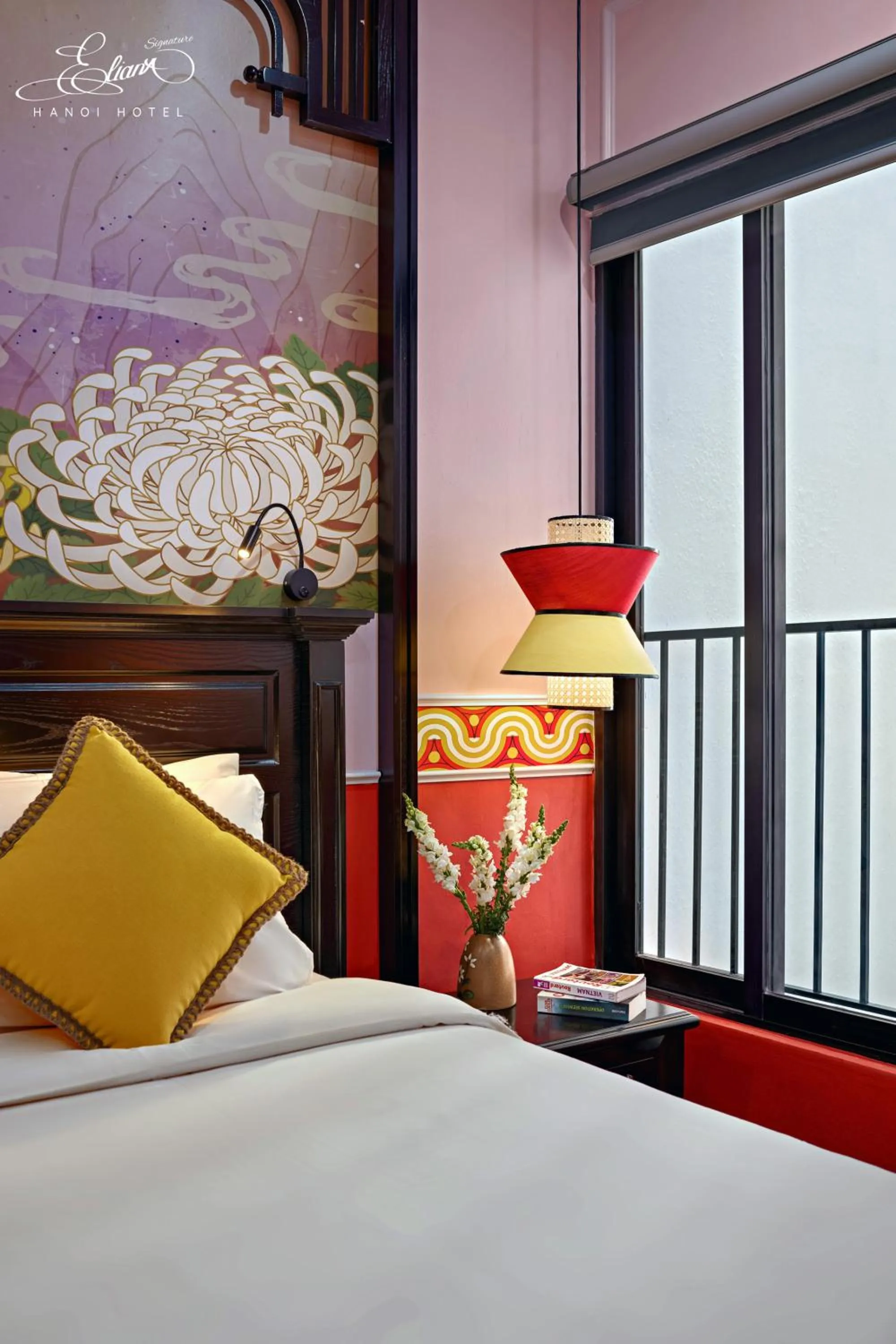 Bed in Eliana Signature Hanoi Hotel