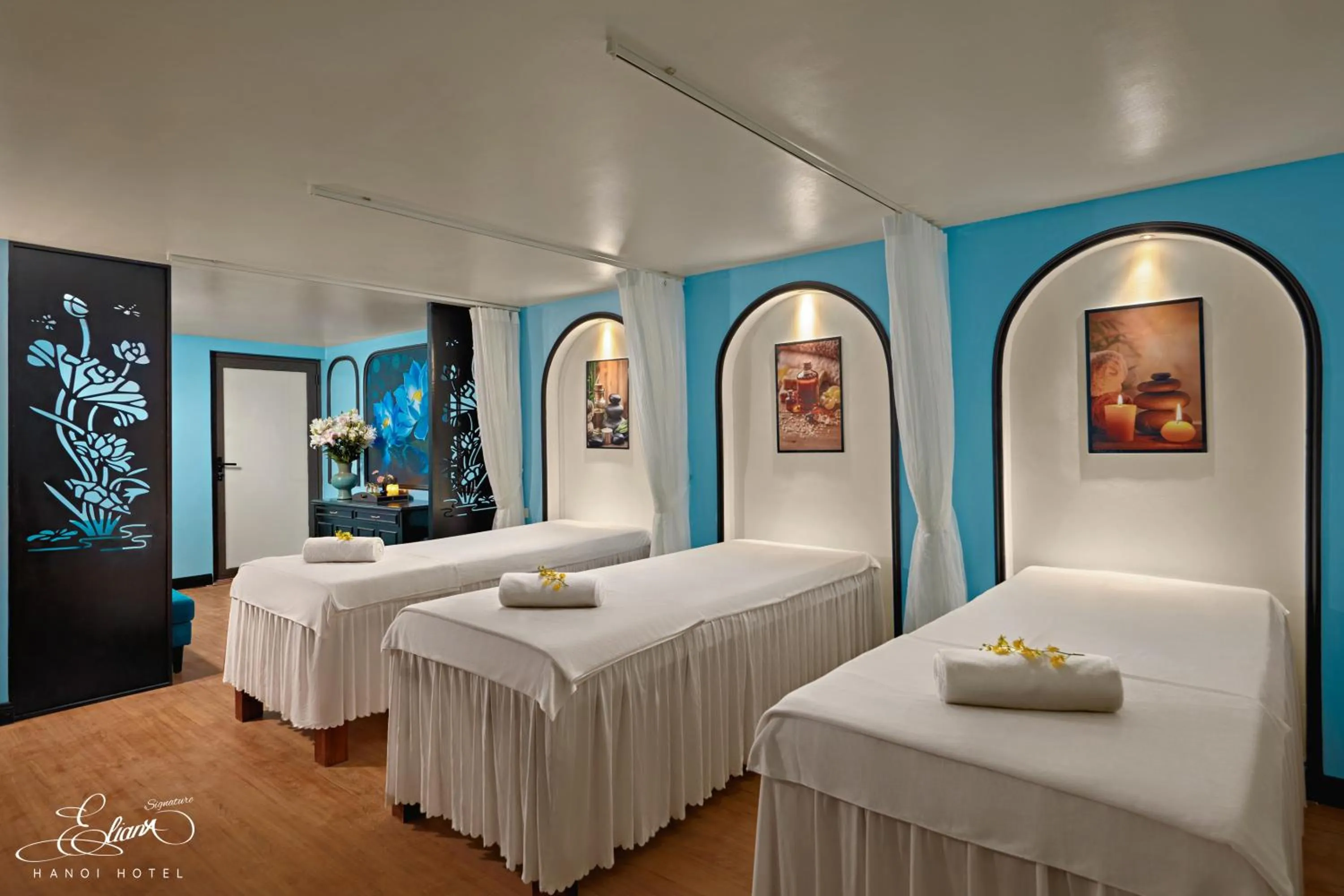 Bed in Eliana Signature Hanoi Hotel