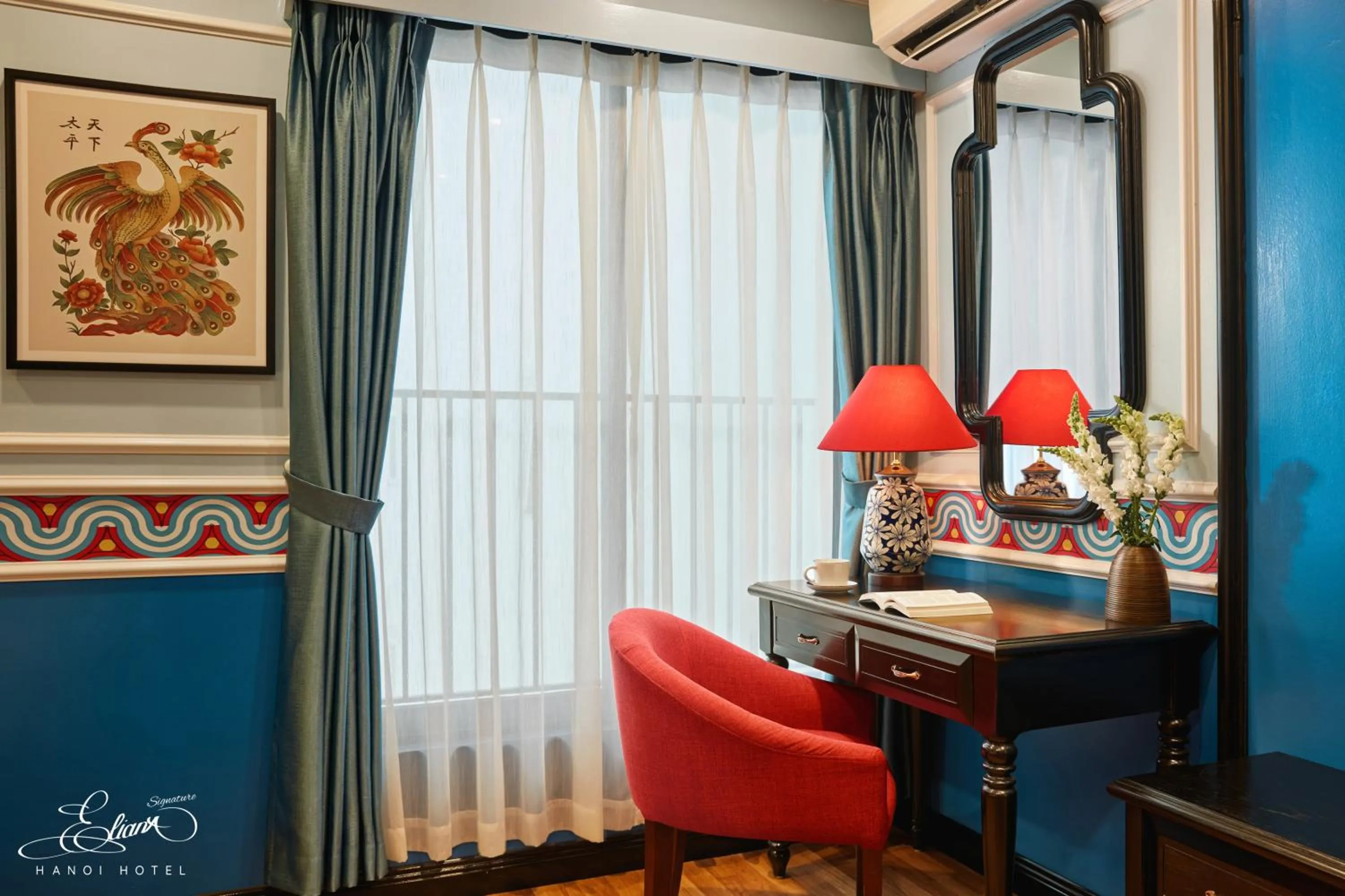 Living room in Eliana Signature Hanoi Hotel