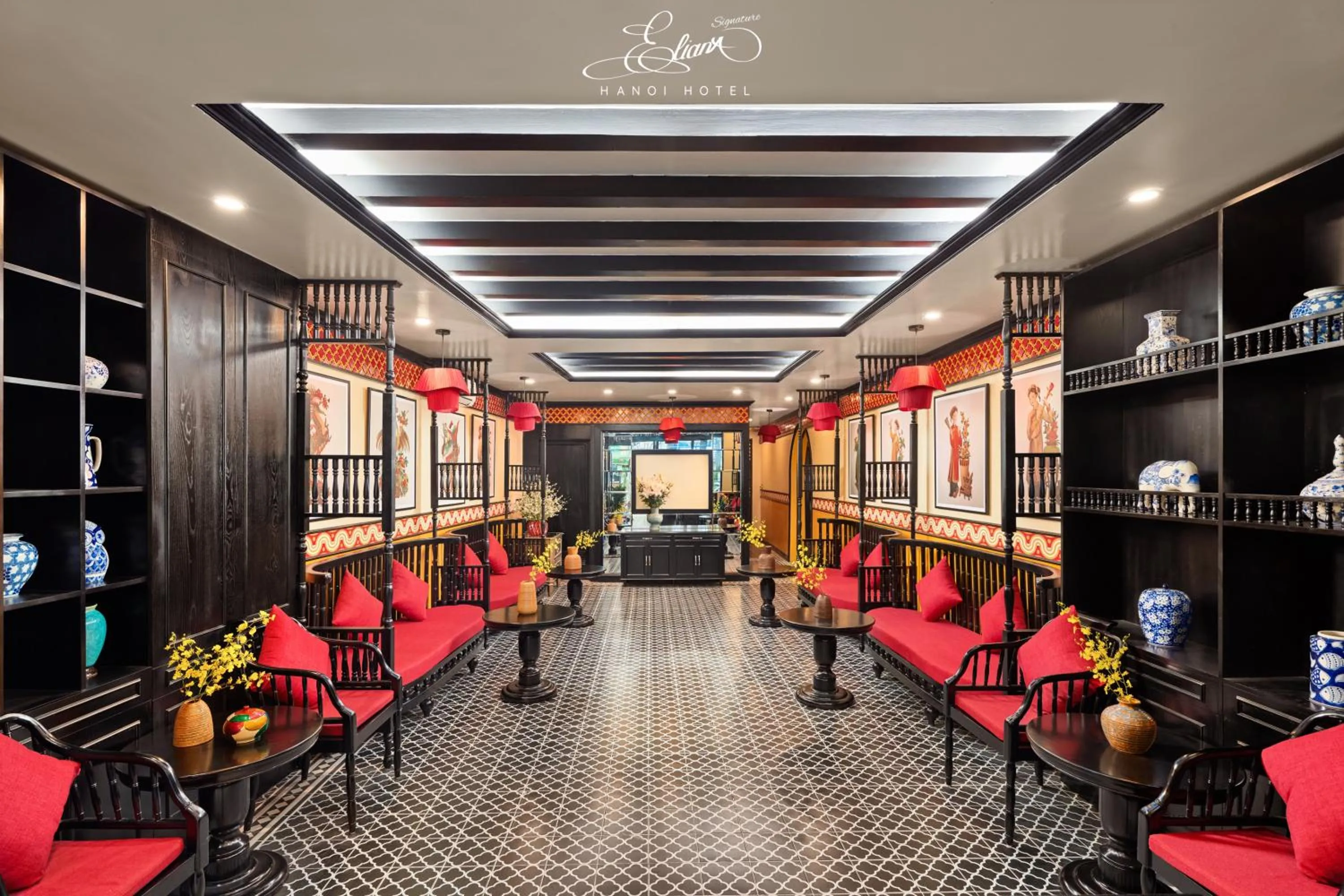 Living room in Eliana Signature Hanoi Hotel