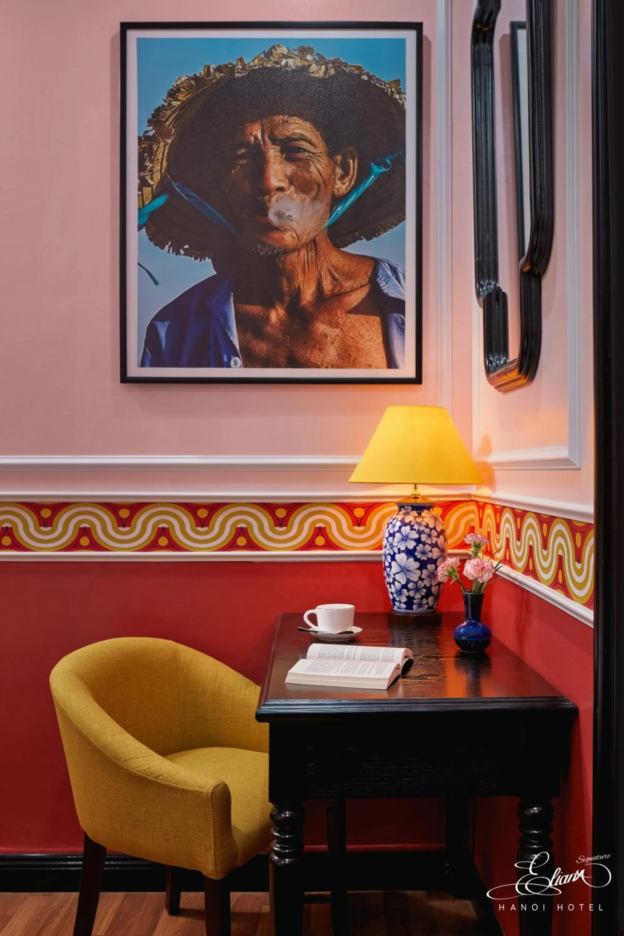 Living room in Eliana Signature Hanoi Hotel