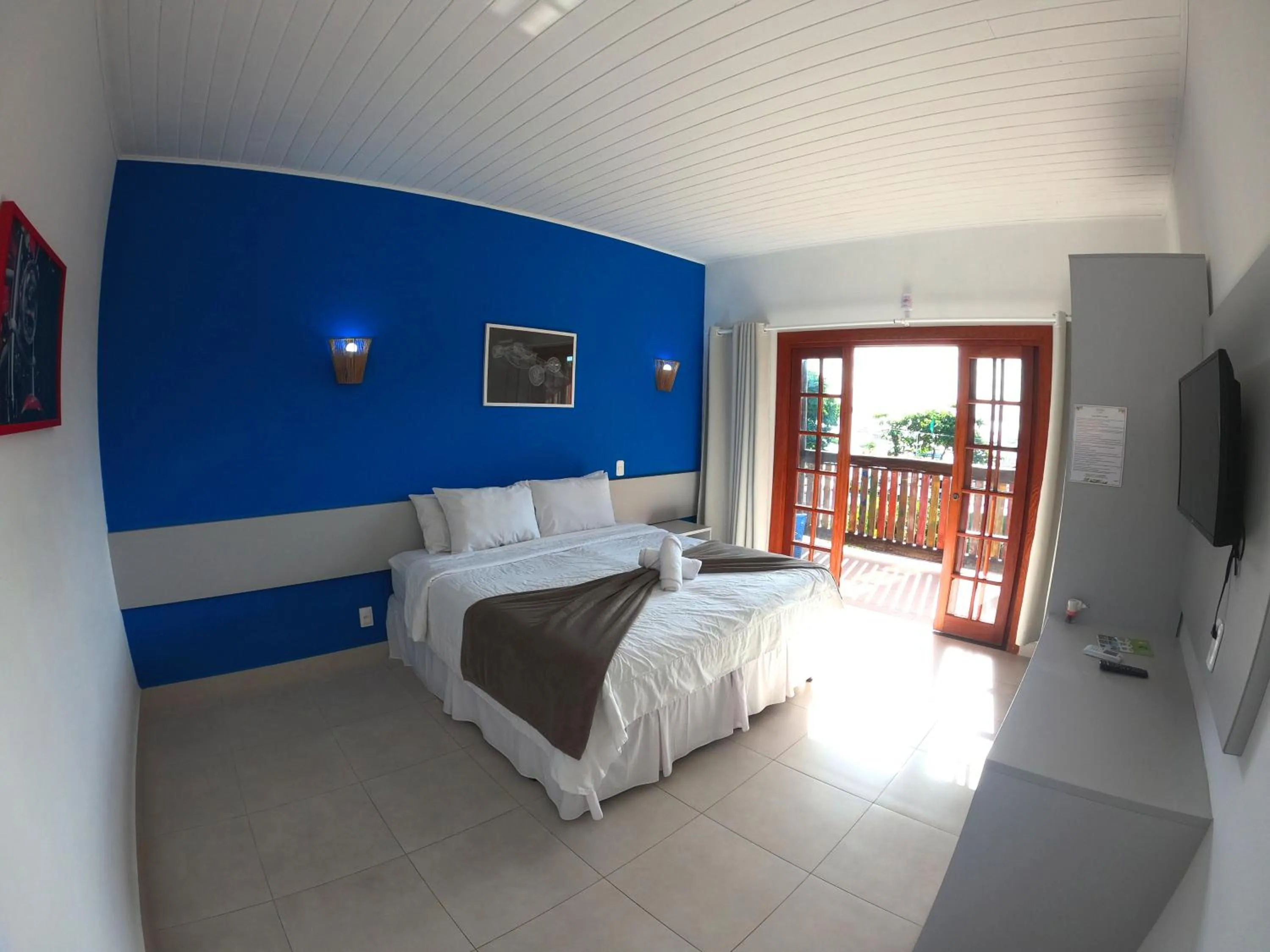 Bed in Hotel Pé na Areia