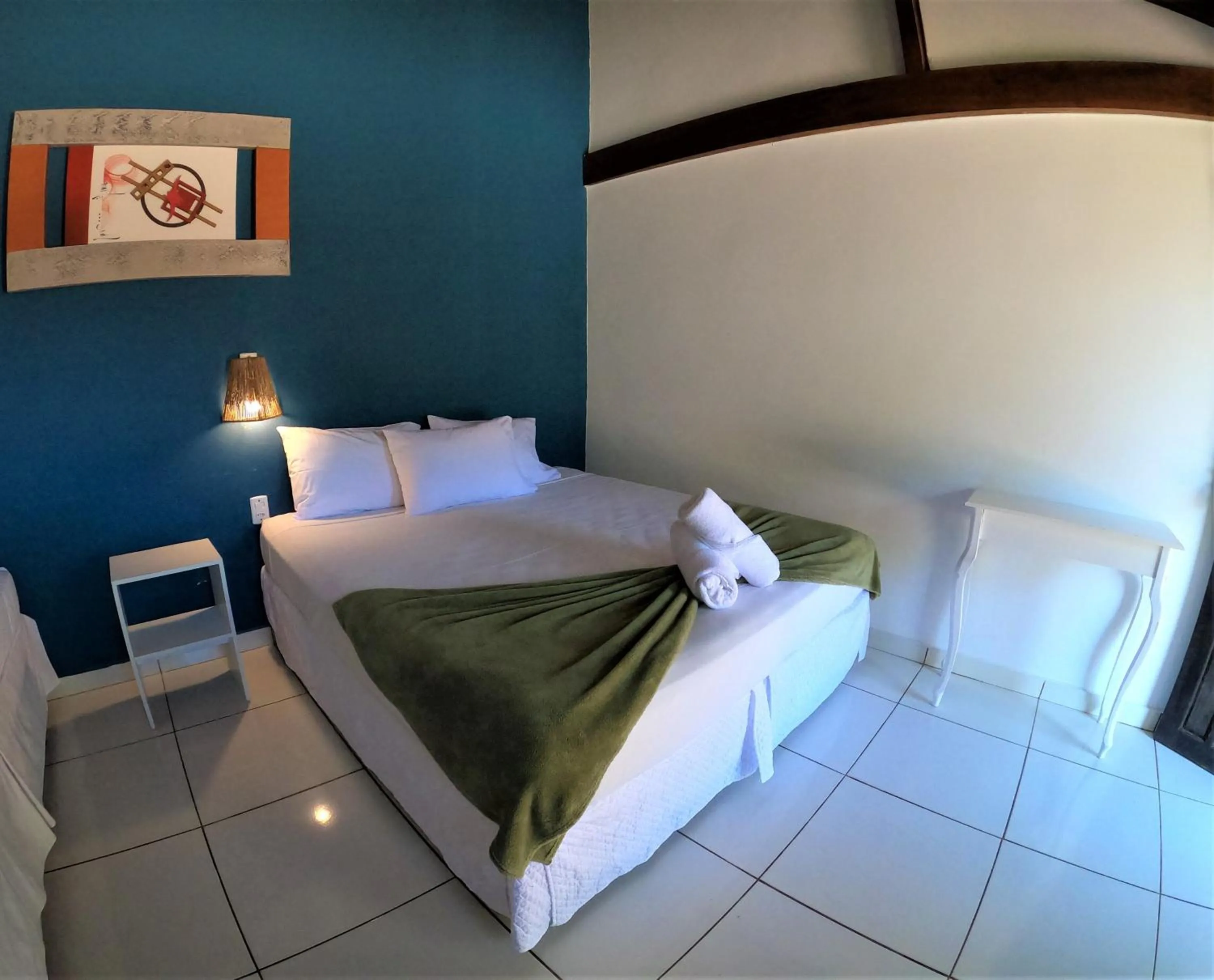 Bed in Hotel Pé na Areia