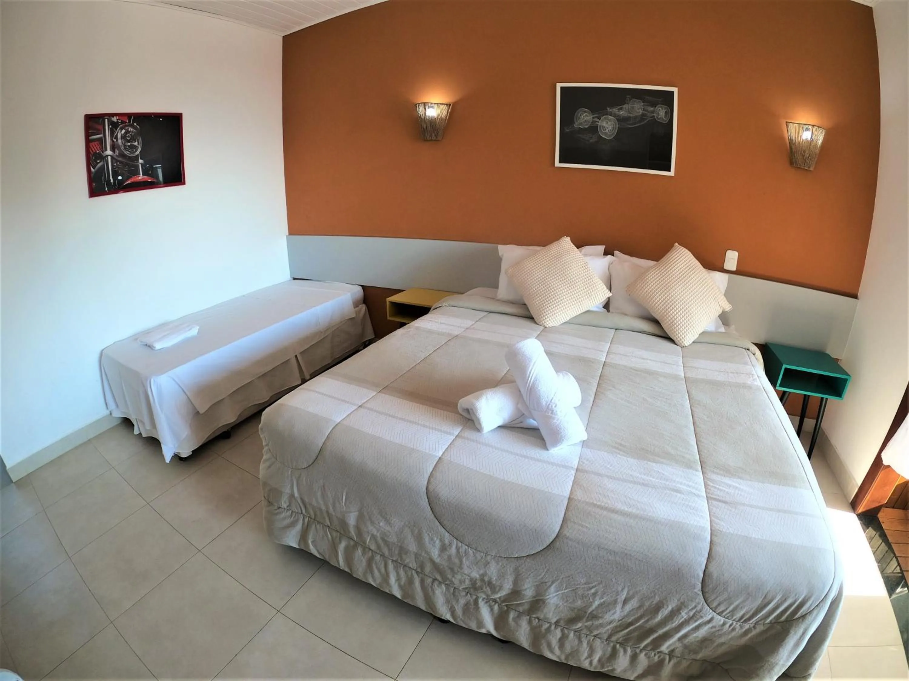 Bed in Hotel Pé na Areia