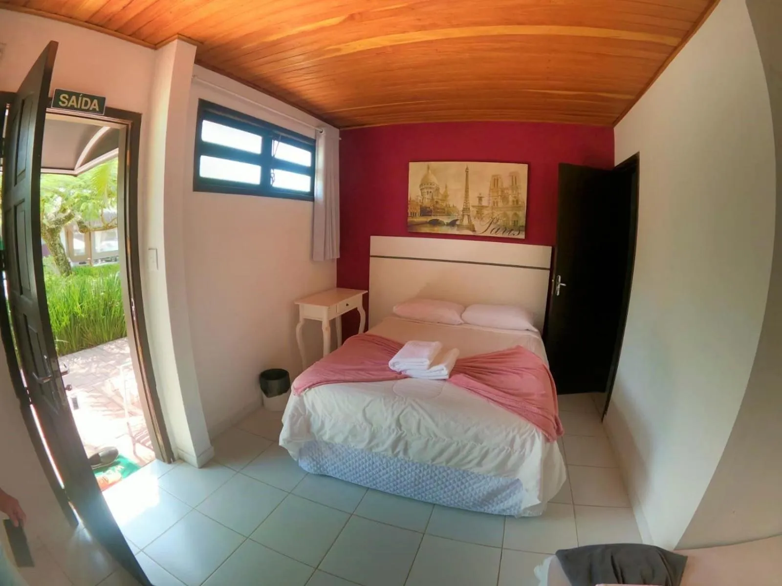 Bed in Hotel Pé na Areia