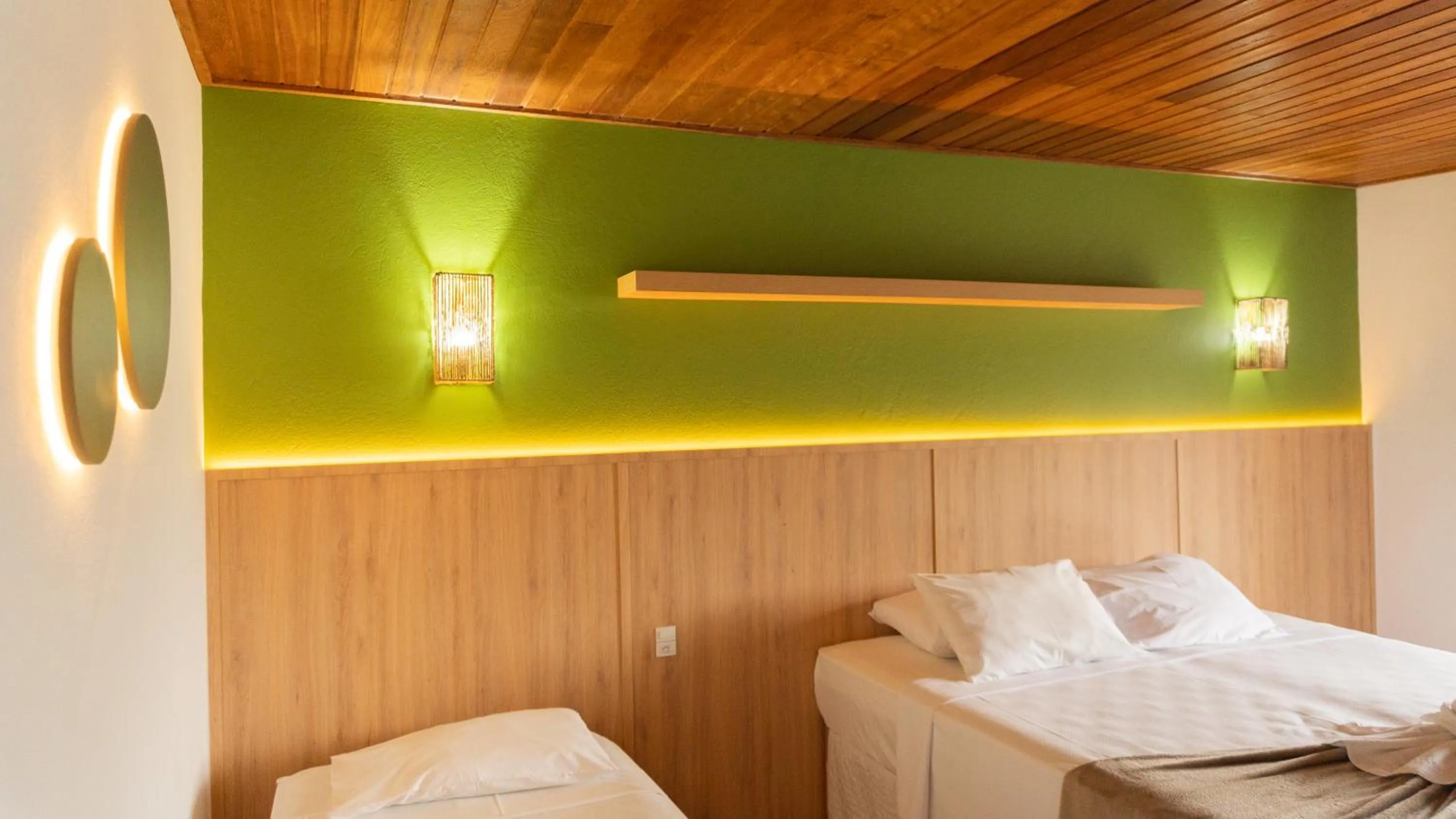 Bed in Hotel Pé na Areia