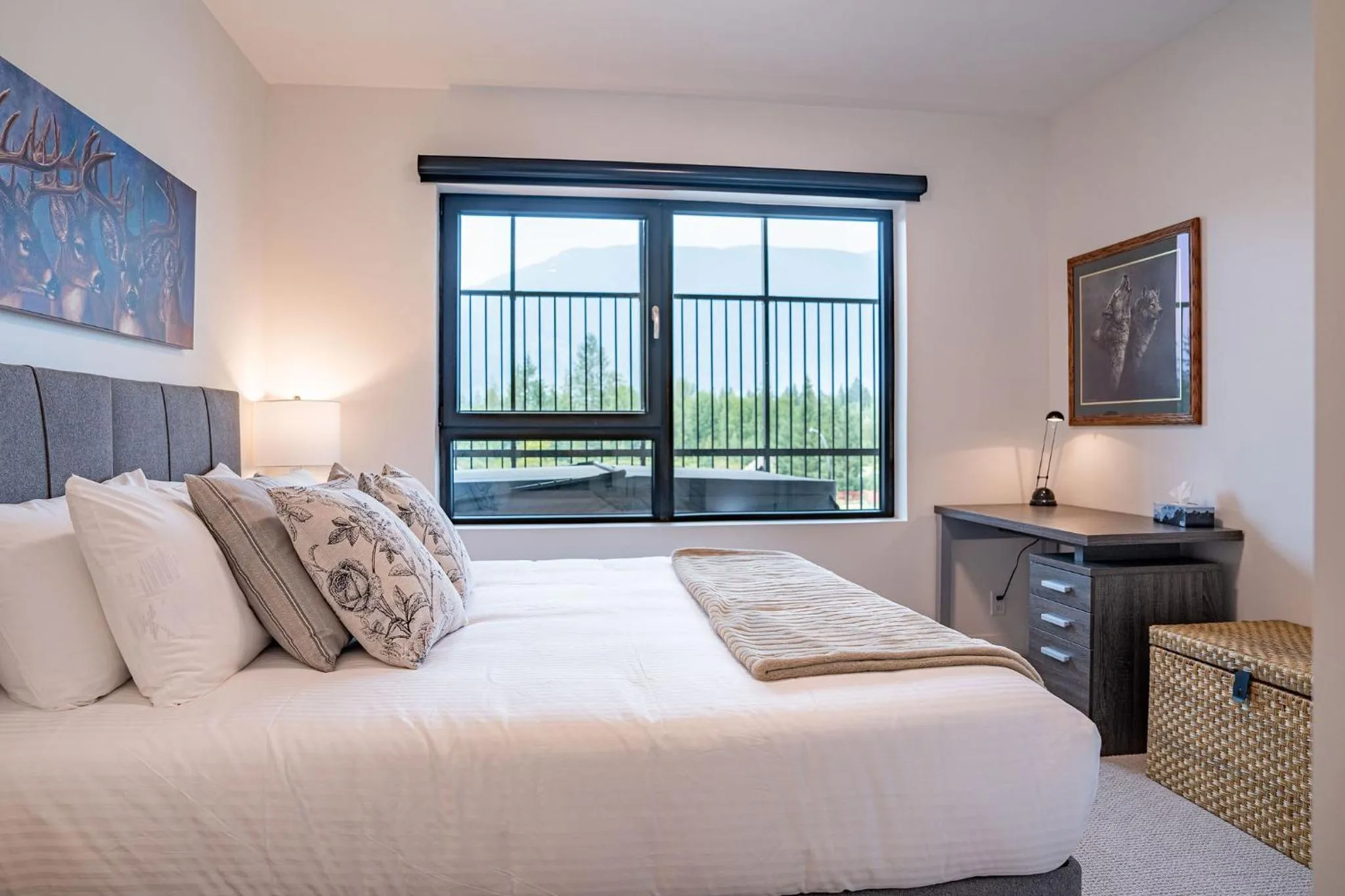 Bed in Revylation by Revelstoke Vacations