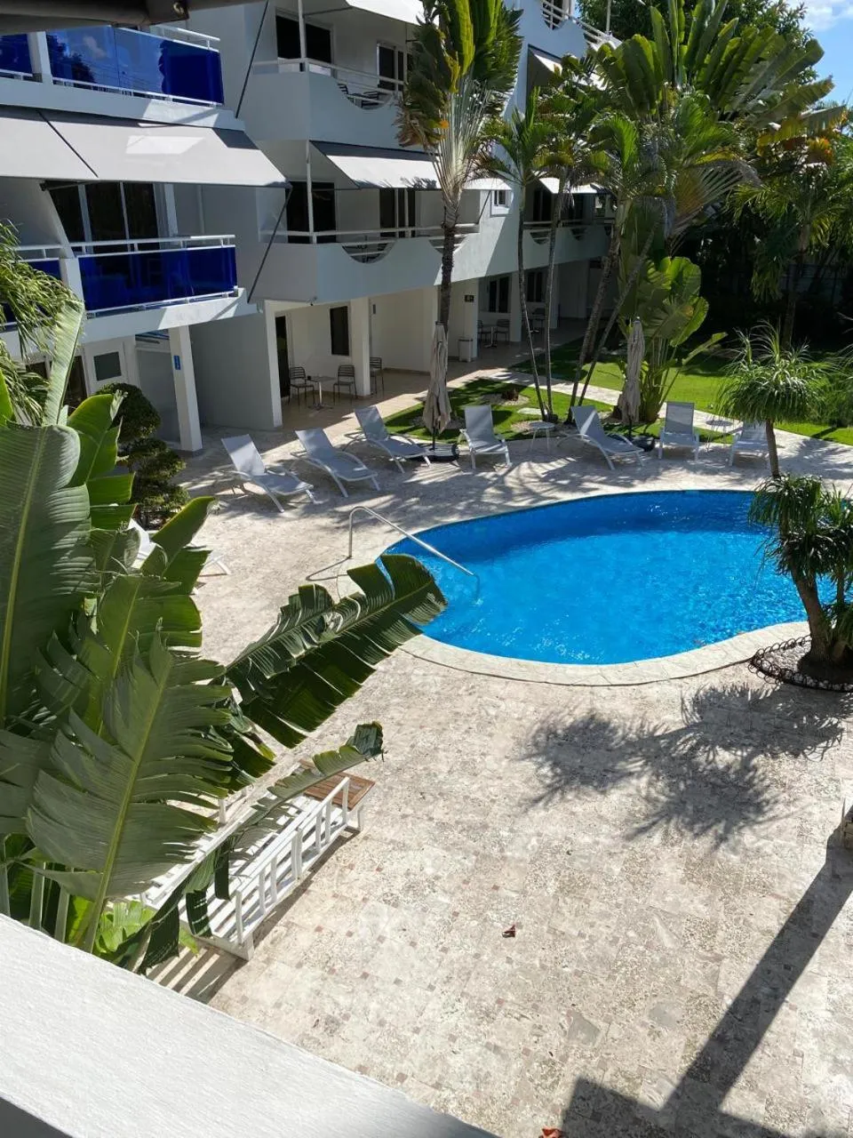 Patio in New Garden Hotel