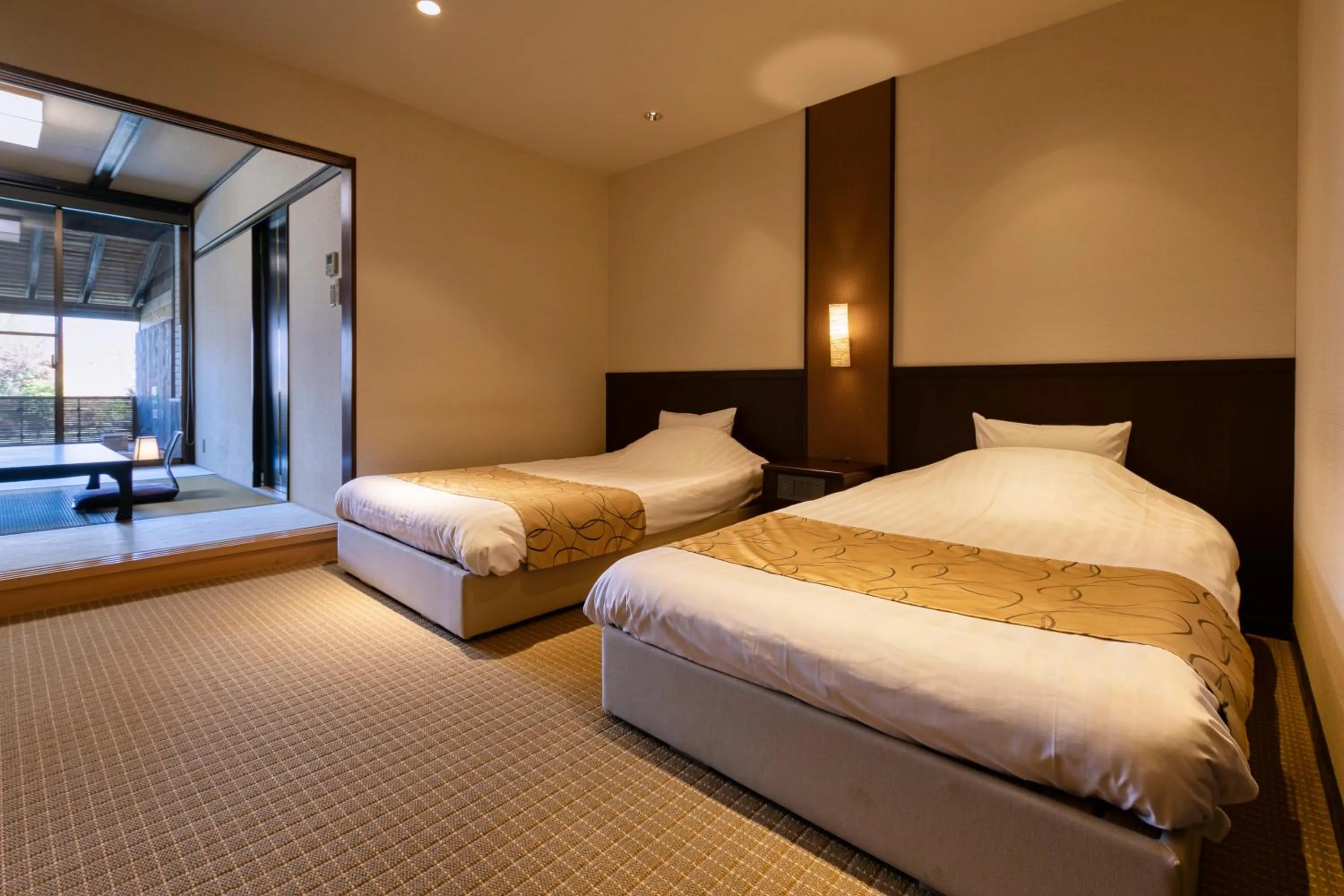 Bed in Hotel Yumeshizuku