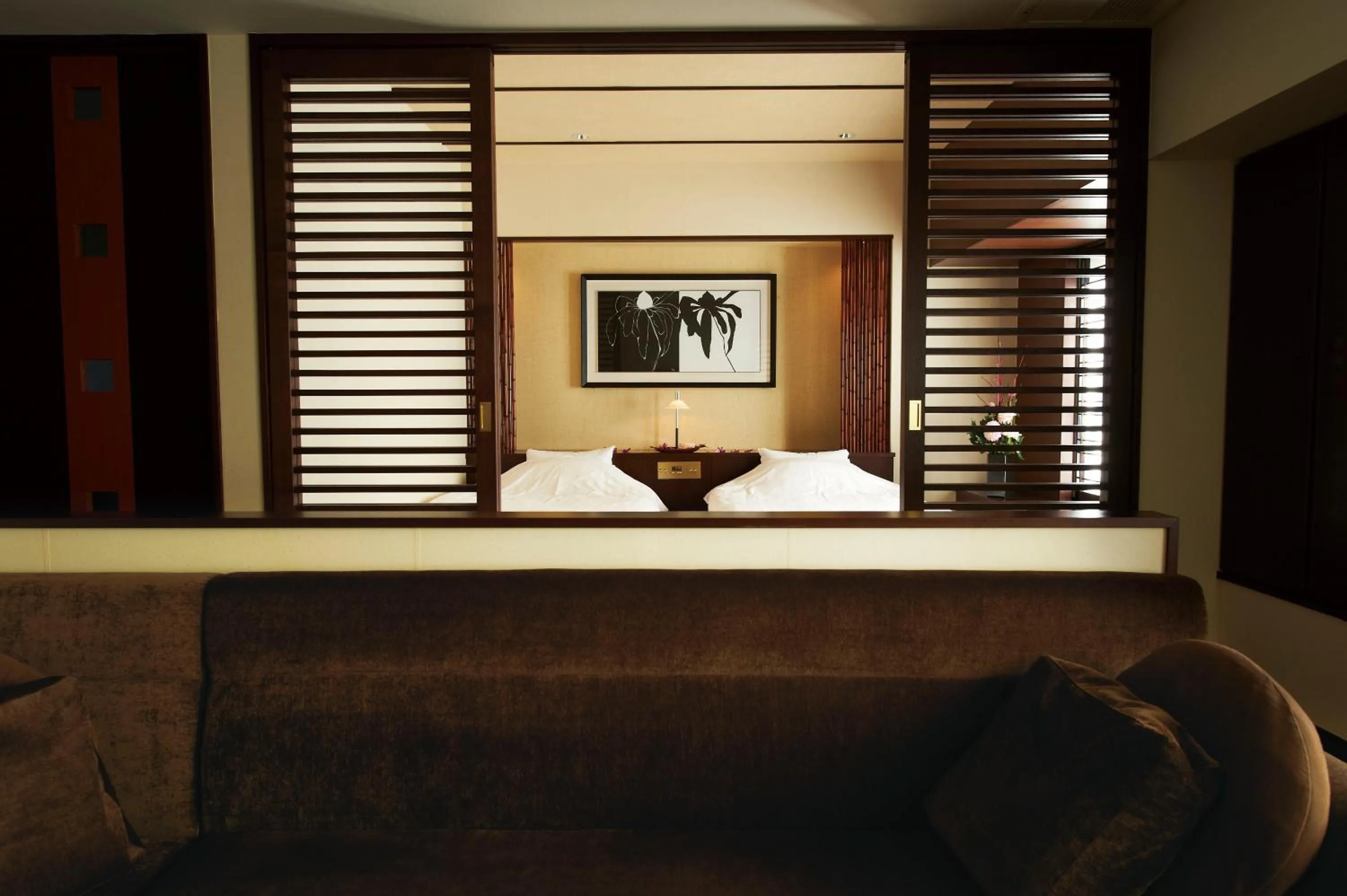 Bed in Hotel Yumeshizuku