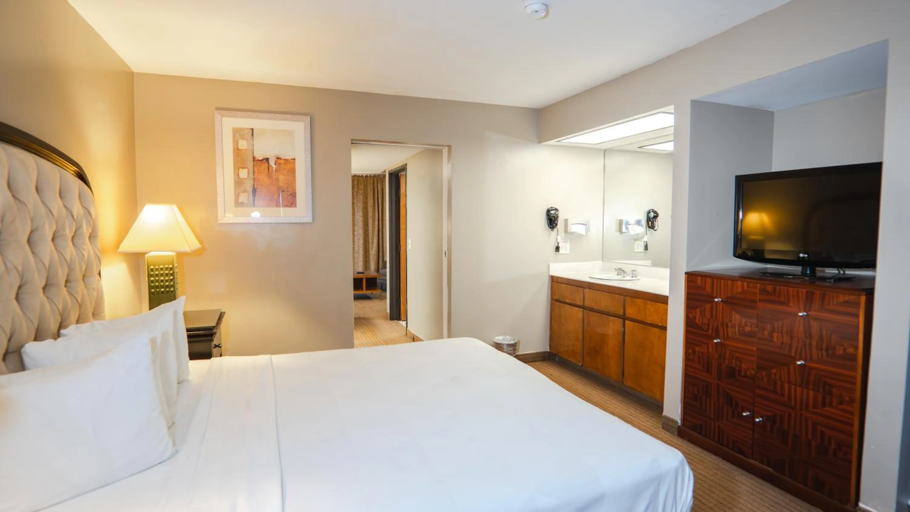 Bed in Motel 6 Victorville, CA - Civic Center - Route 66