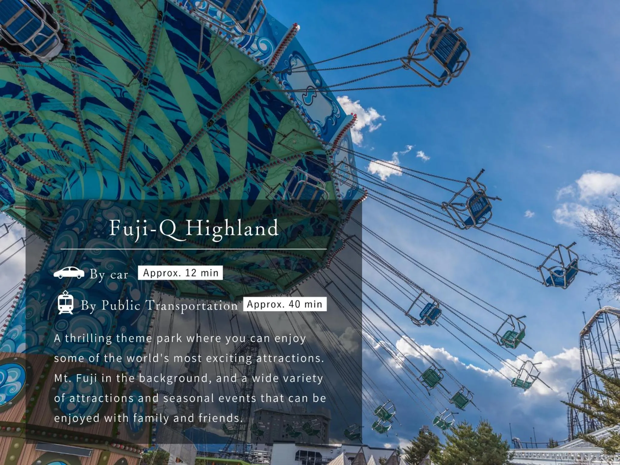 Entertainment in BLANC FUJI