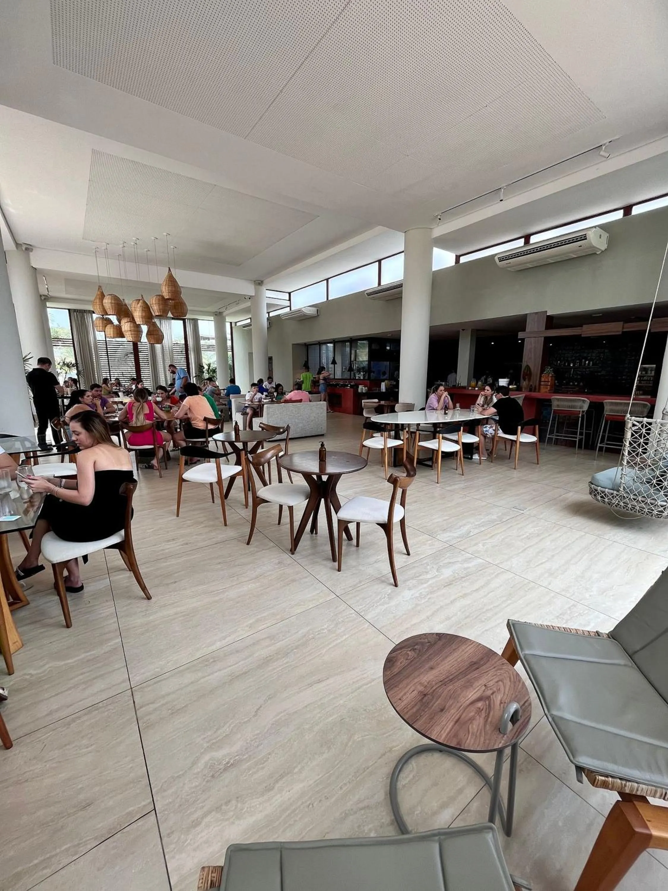 Restaurant/places to eat in Flat Luxo com piscina privativa Resort île de Pipa Locar House