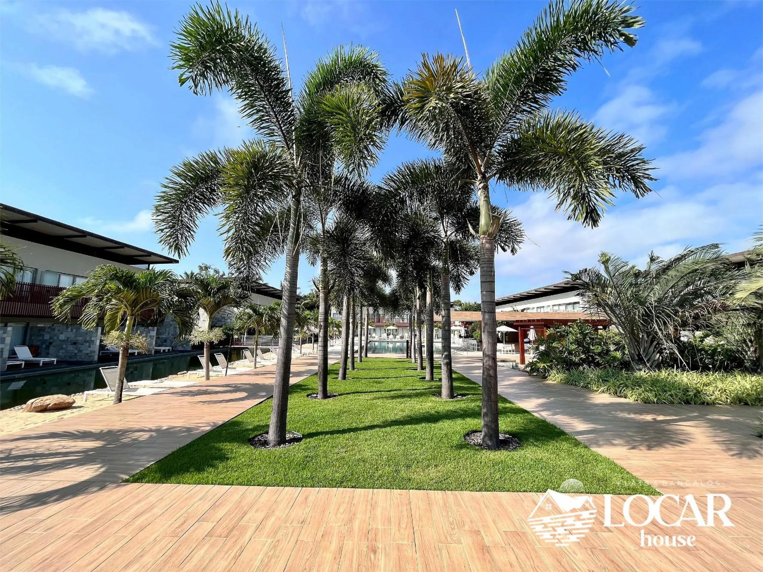 Garden in Flat Luxo com piscina privativa Resort île de Pipa Locar House