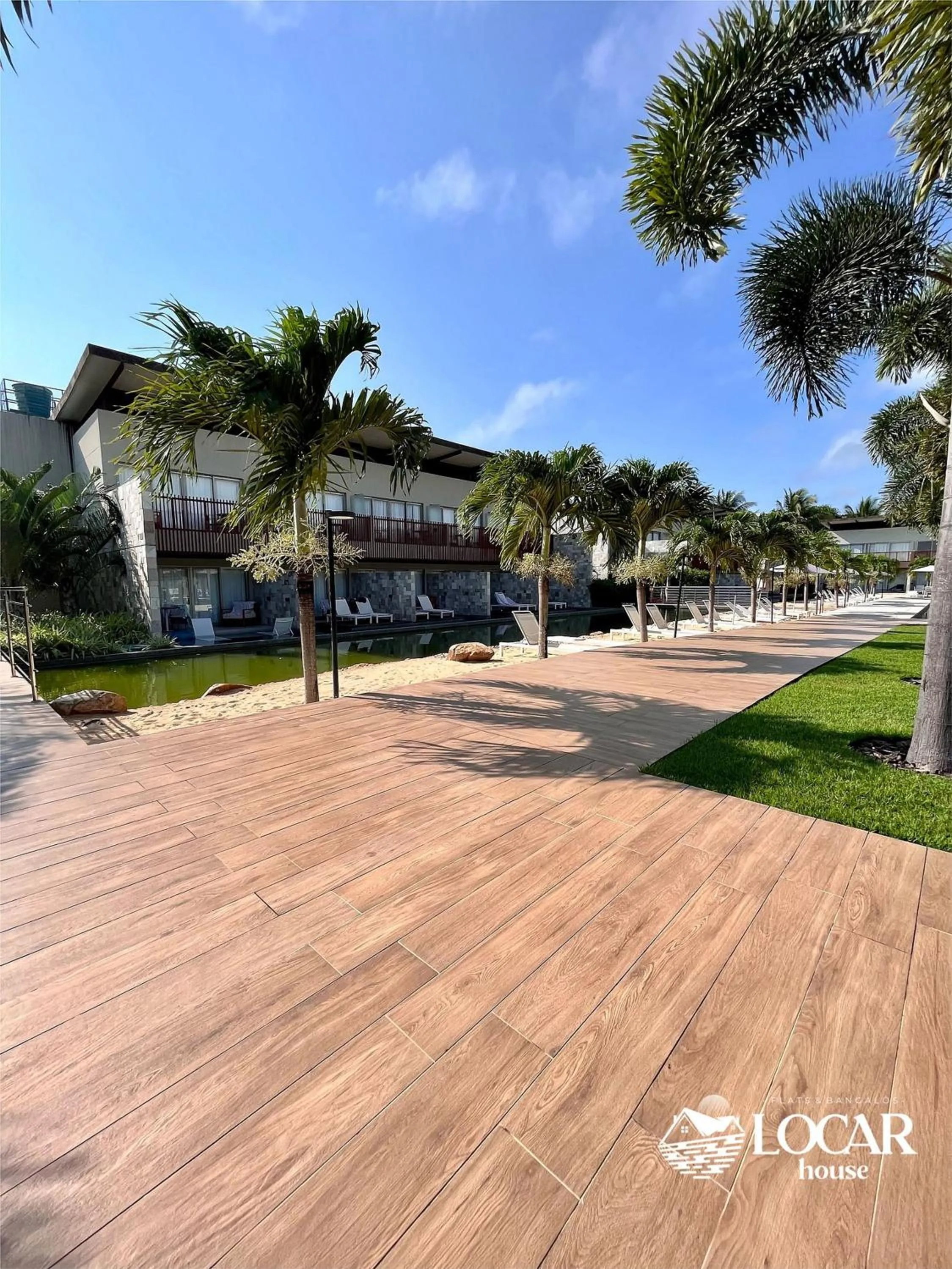 Garden in Flat Luxo com piscina privativa Resort île de Pipa Locar House