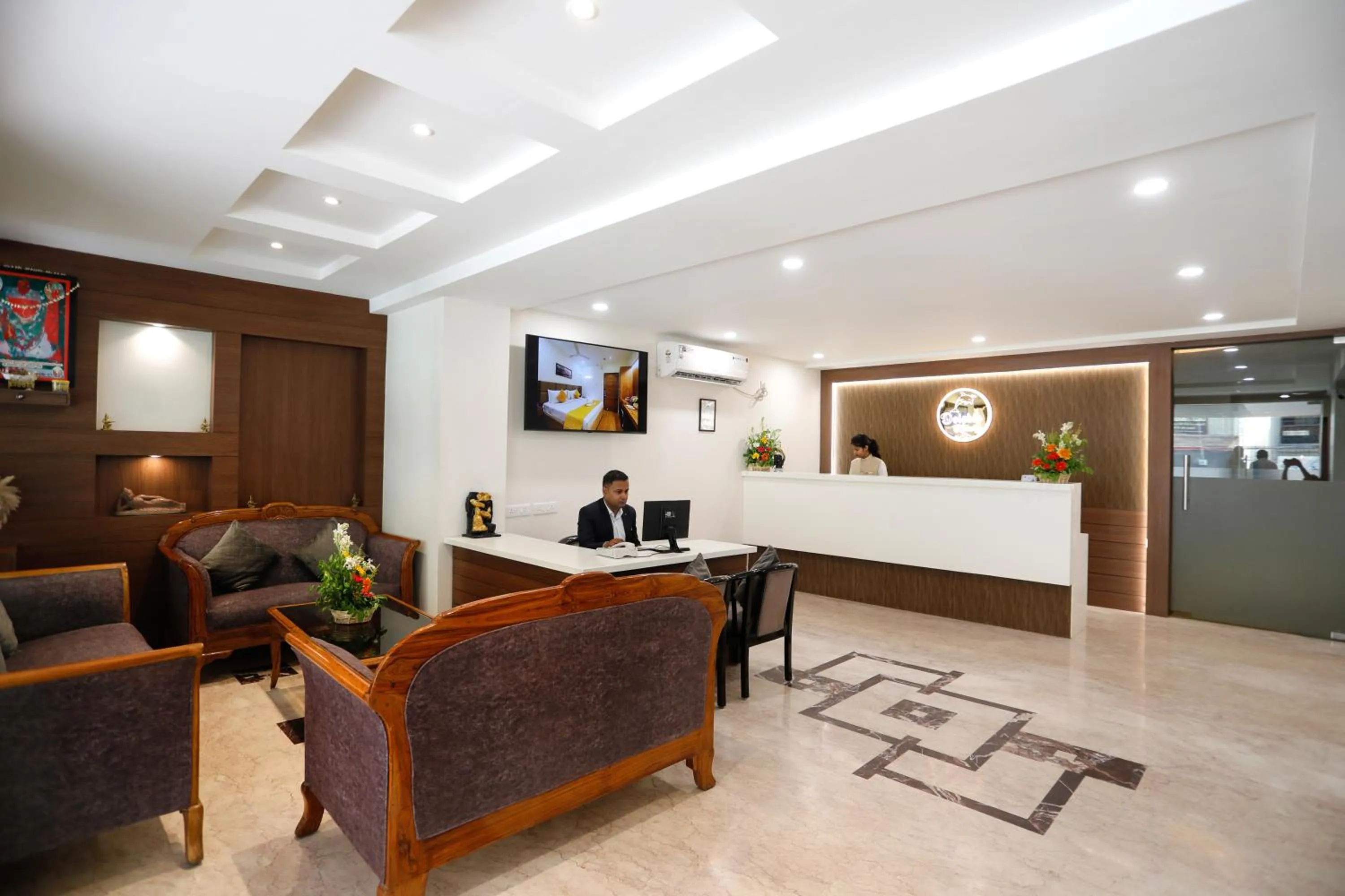 Lobby or reception in Hotel Dolphin International