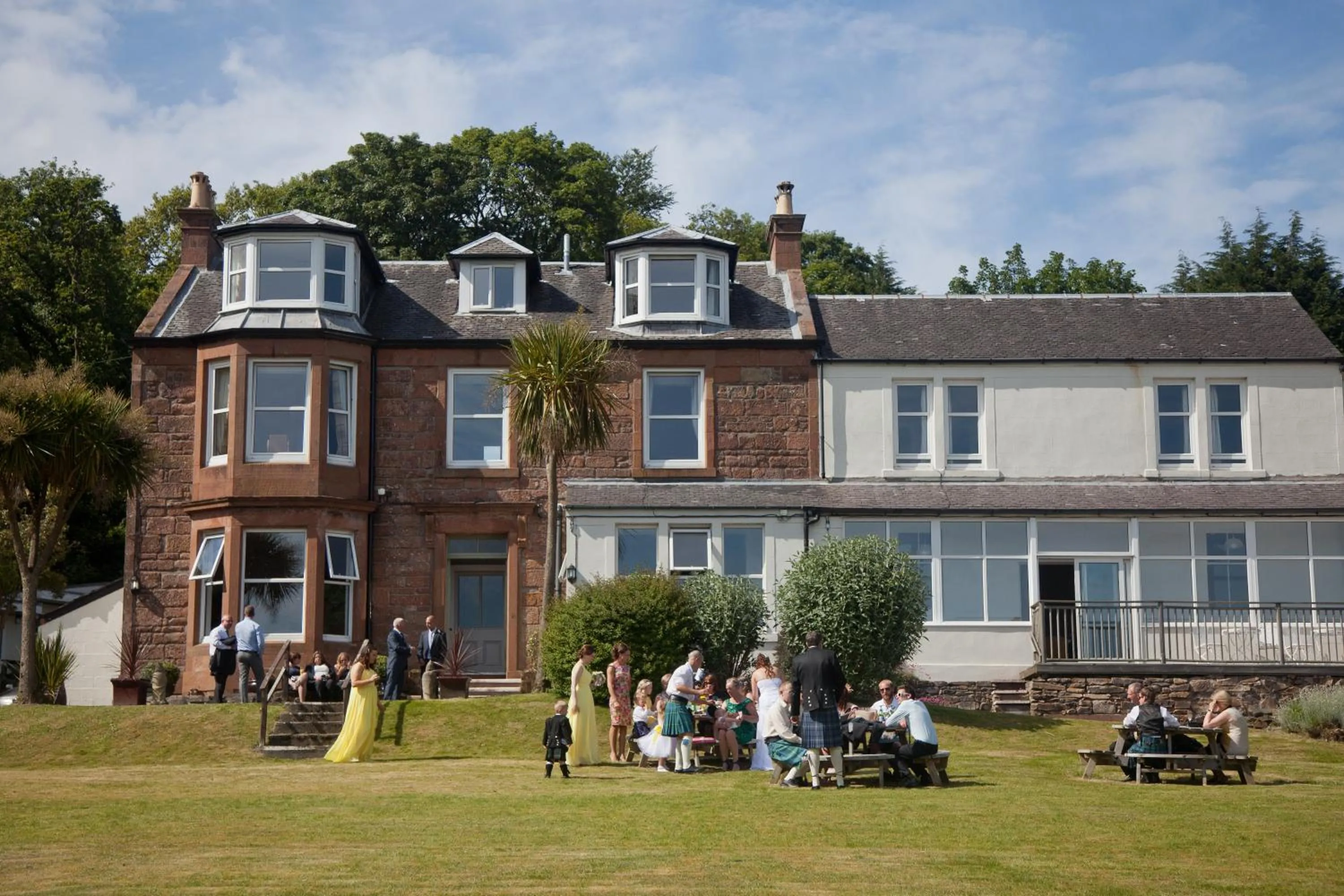 Property building in The Arran Lodge & Arran Sleep Huts