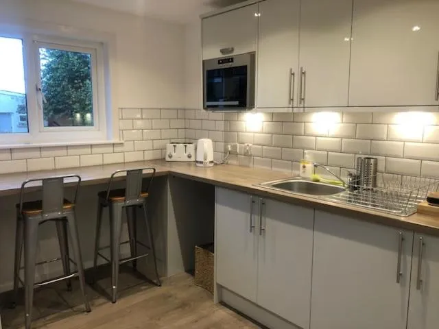 Communal kitchen in The Arran Lodge & Arran Sleep Huts