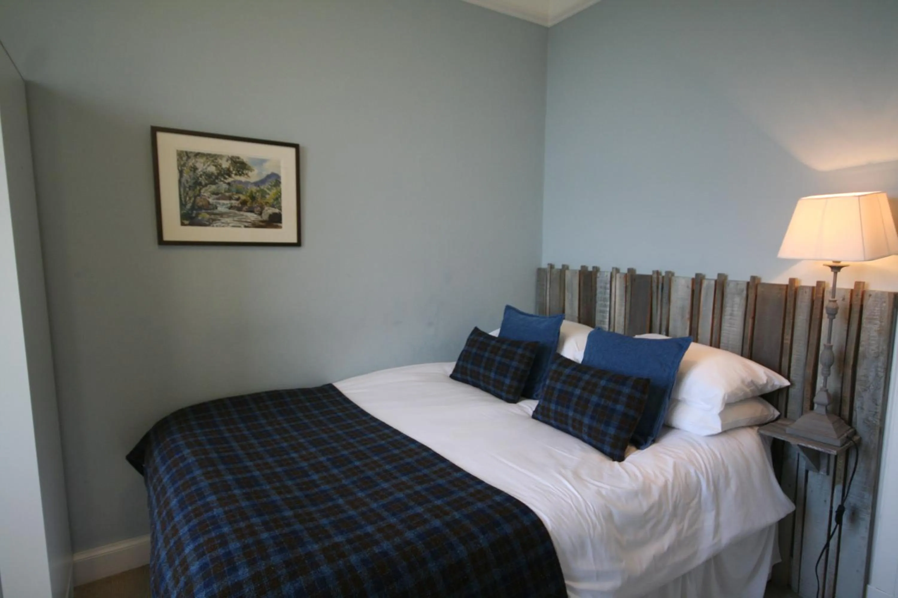 Bed in The Arran Lodge & Arran Sleep Huts