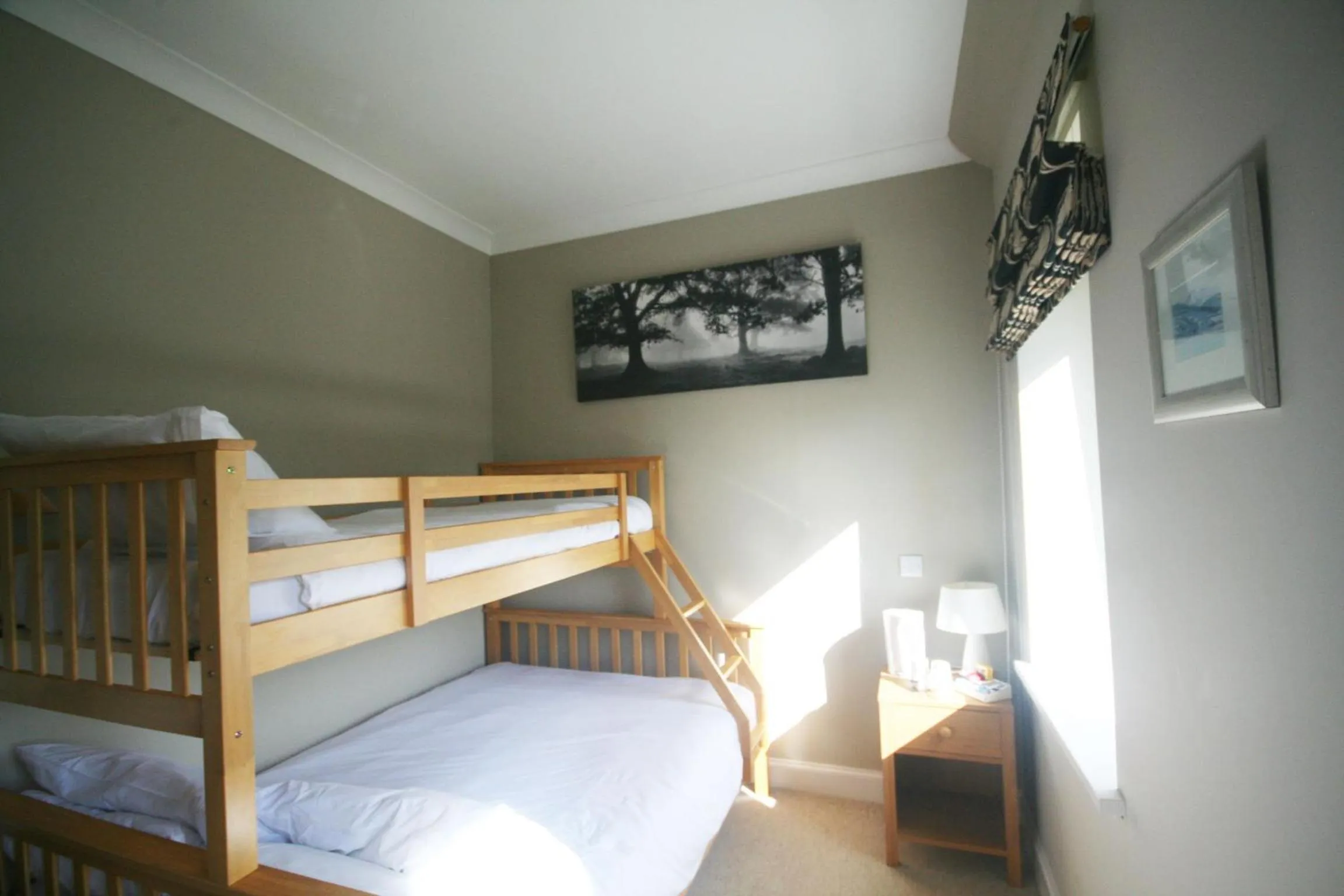 Bed in The Arran Lodge & Arran Sleep Huts