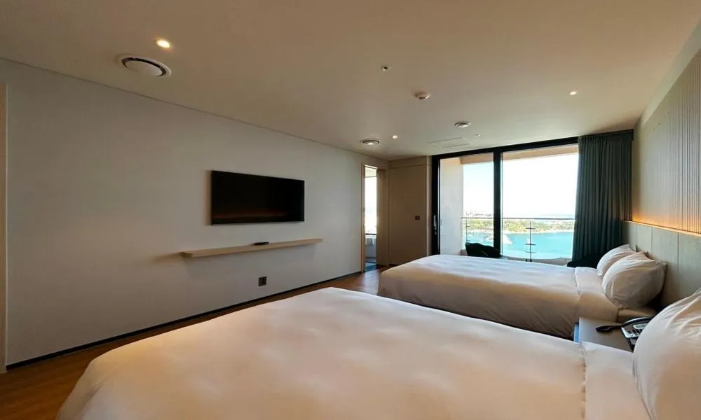 Bed in Ulsan Tanibay Hotel & Wedding