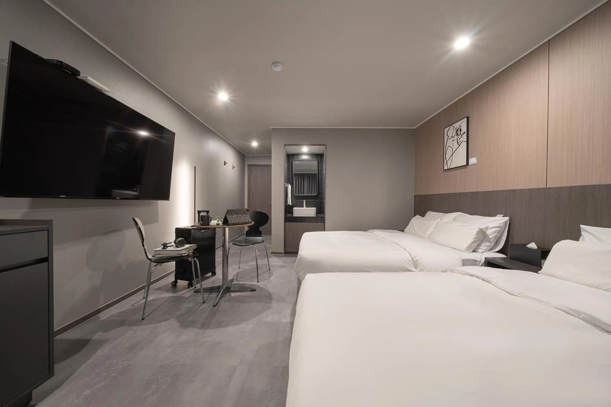 Bed in Workers Hotel Ansan by Aank