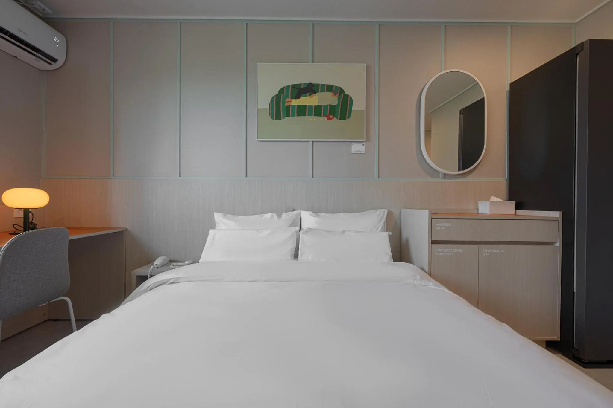 Bed in Workers Hotel Ansan by Aank