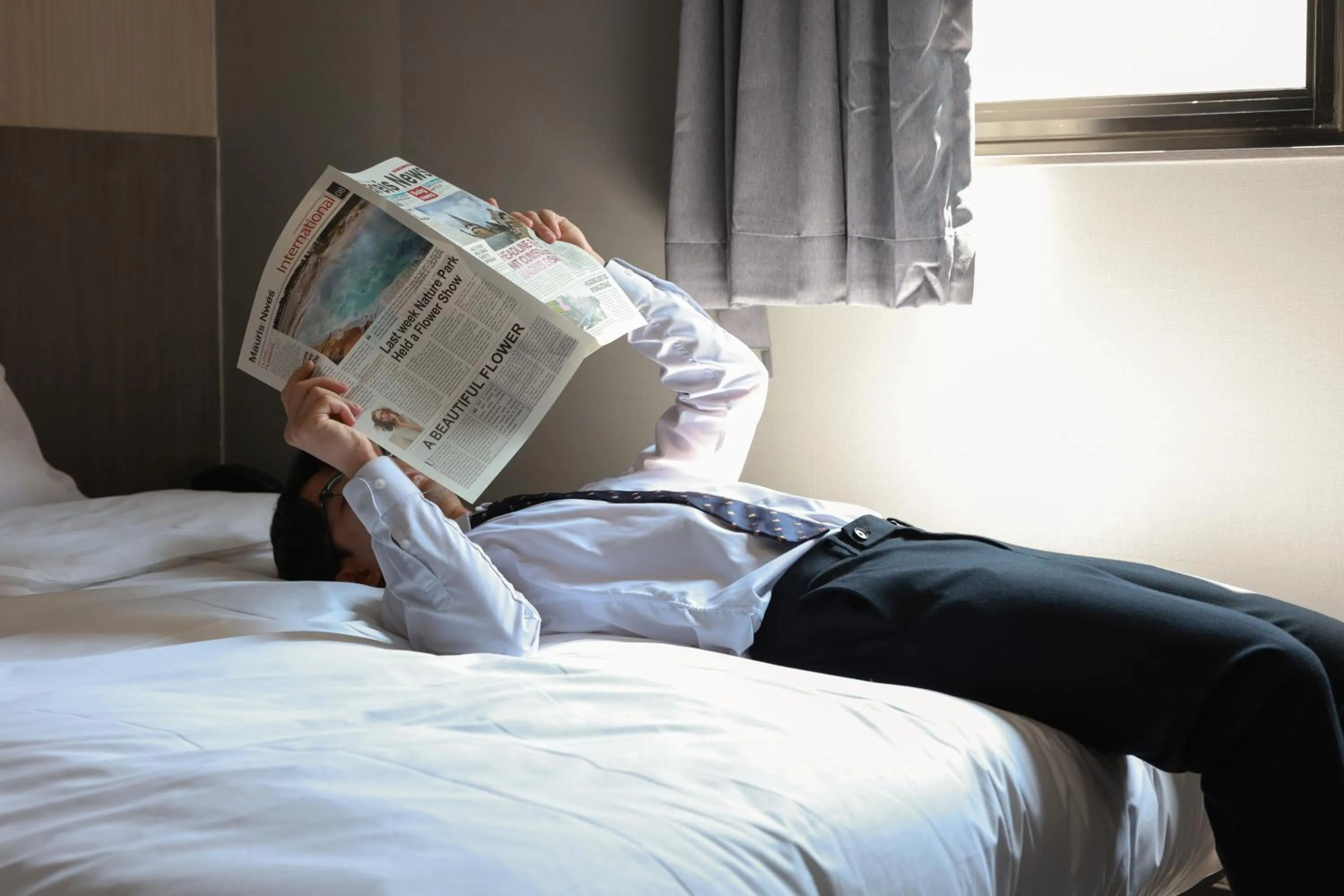 People, Bed in Workers Hotel Ansan by Aank