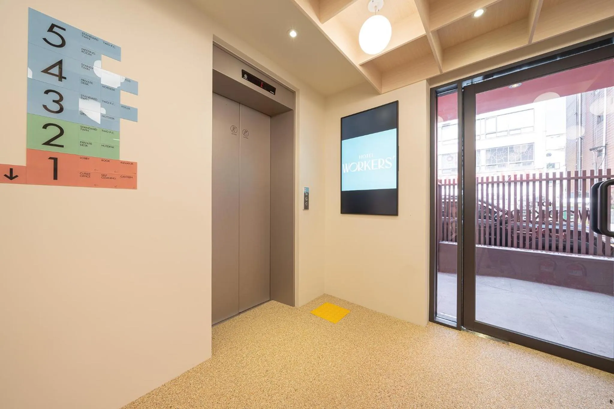 Area and facilities in Workers Hotel Ansan by Aank