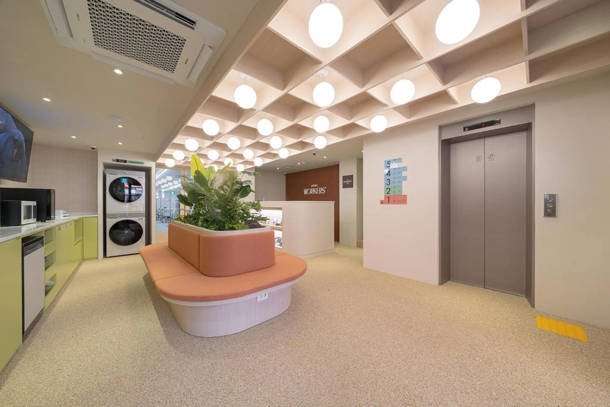 Area and facilities in Workers Hotel Ansan by Aank