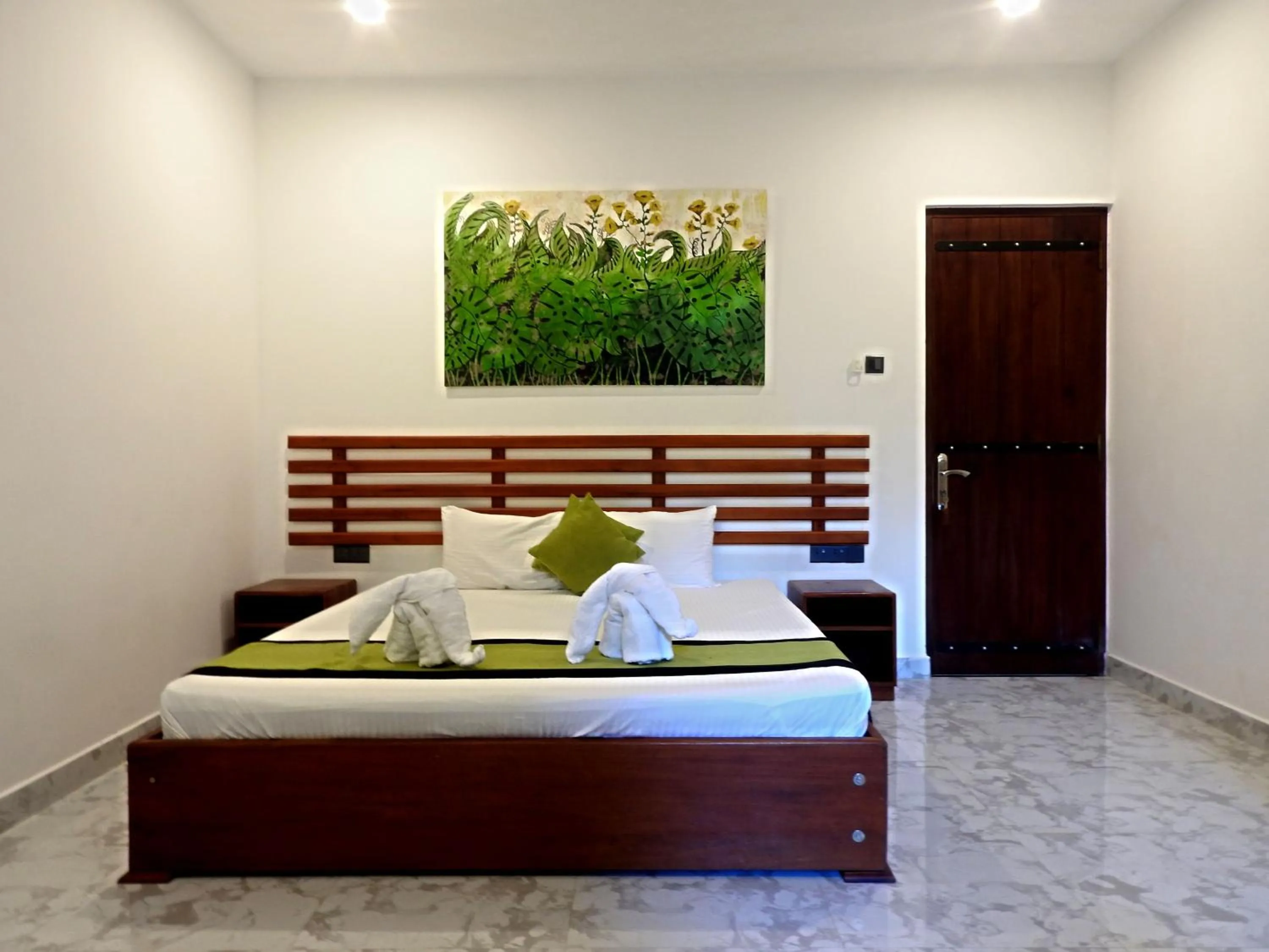 Bedroom, Bed in Green Heaven Resort Kandy