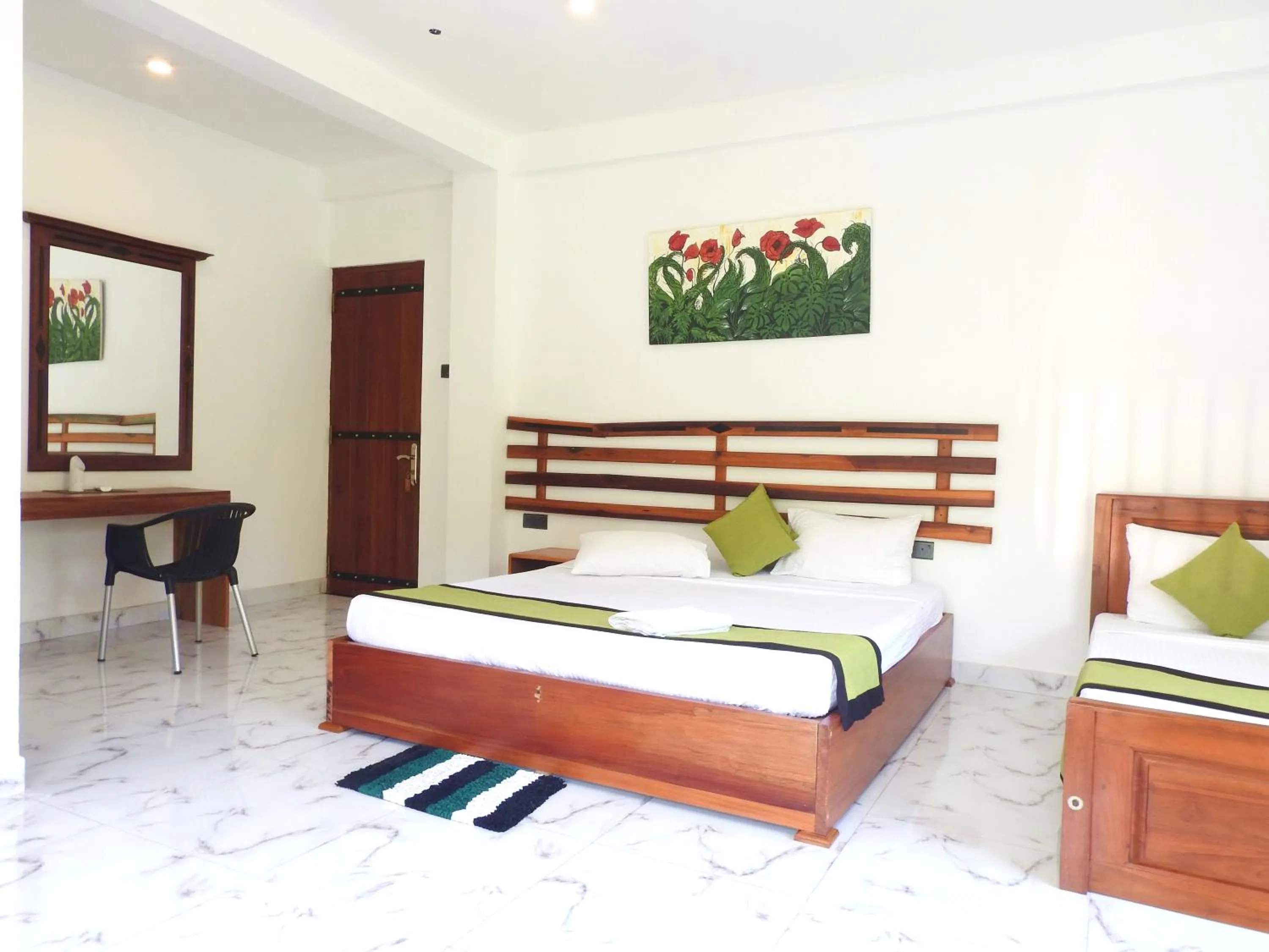 Bedroom, Bed in Green Heaven Resort Kandy