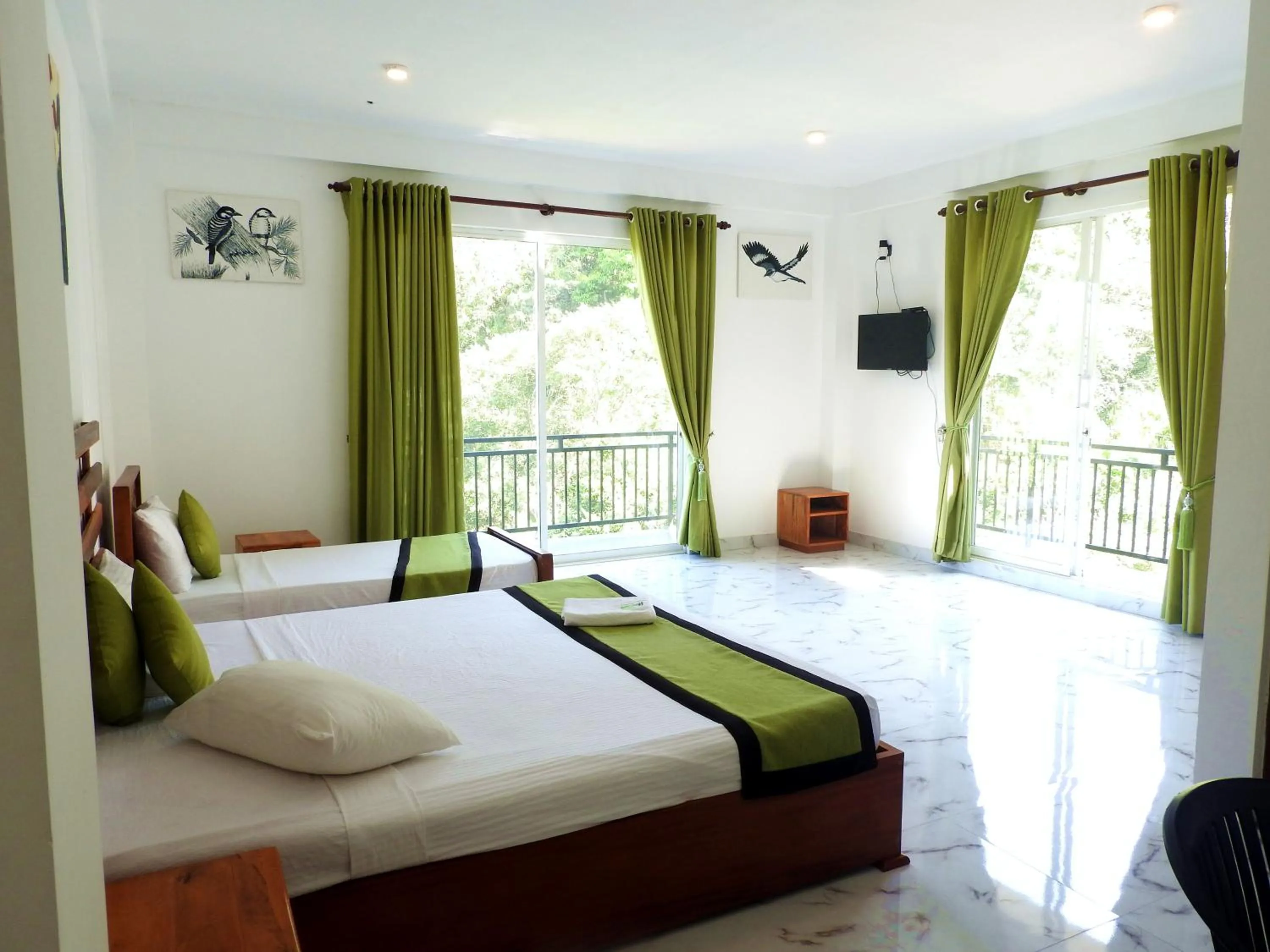 Bedroom, Bed in Green Heaven Resort Kandy