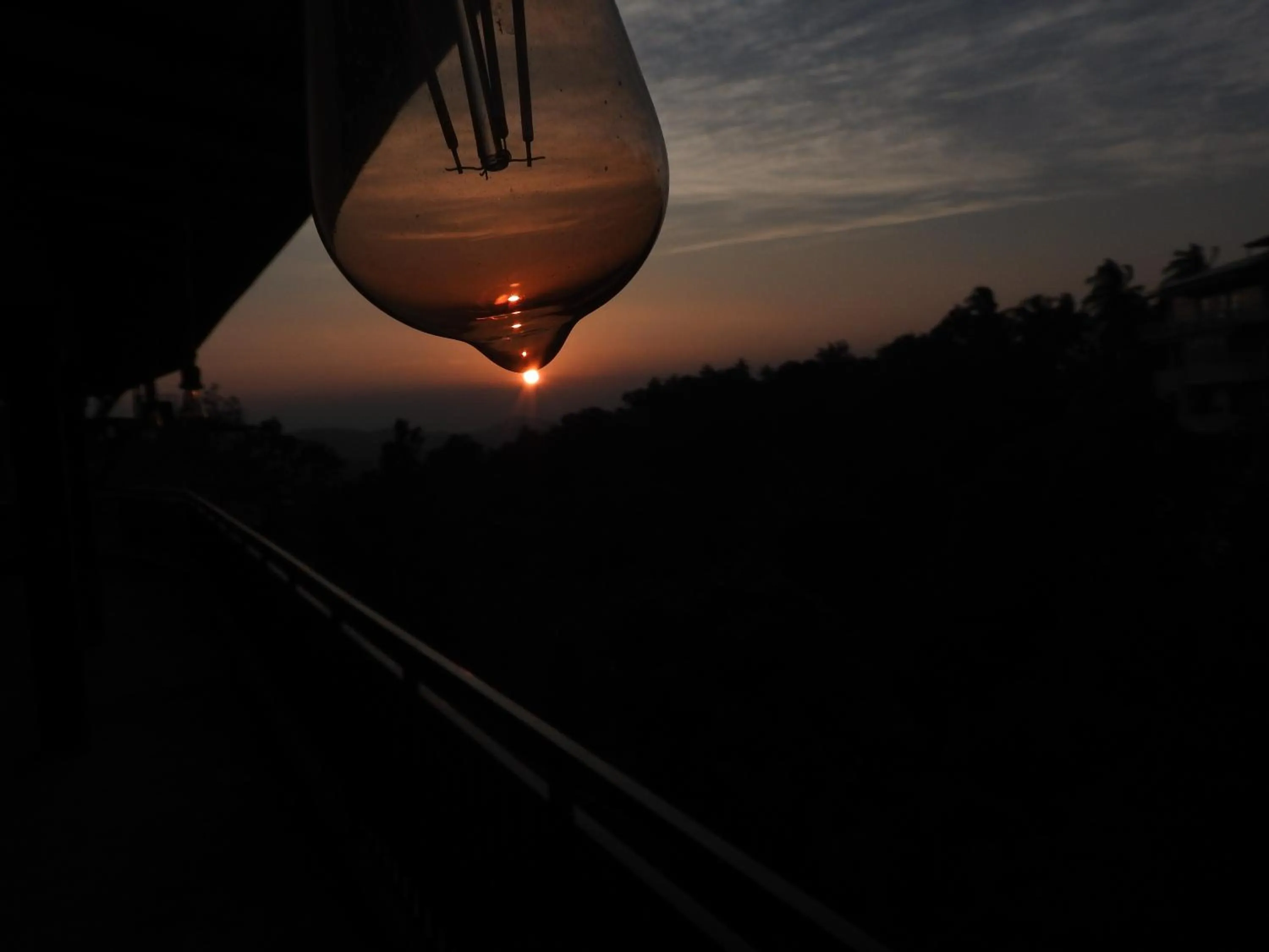 Sunset in Green Heaven Resort Kandy