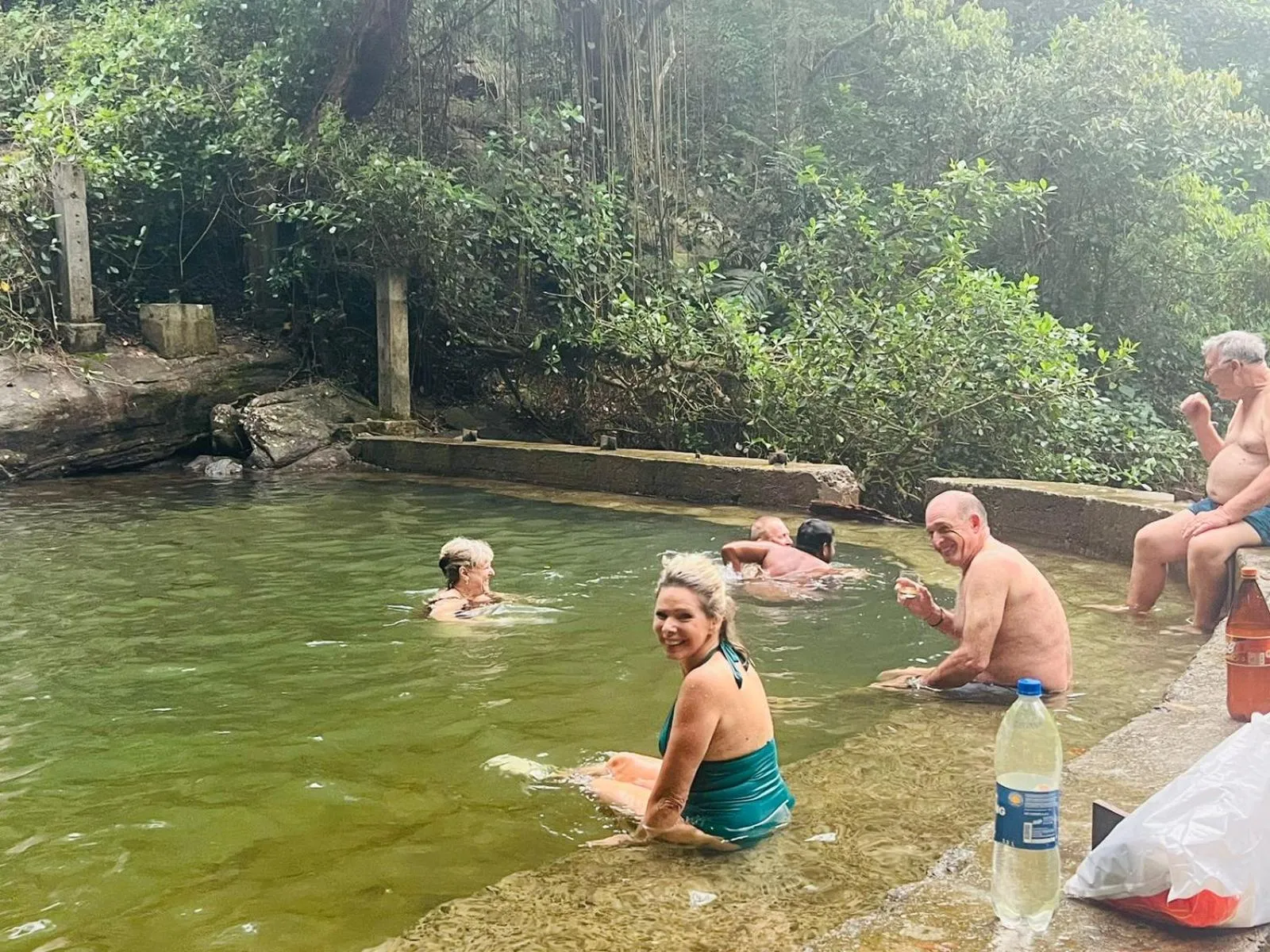 Open Air Bath in Green Heaven Resort Kandy