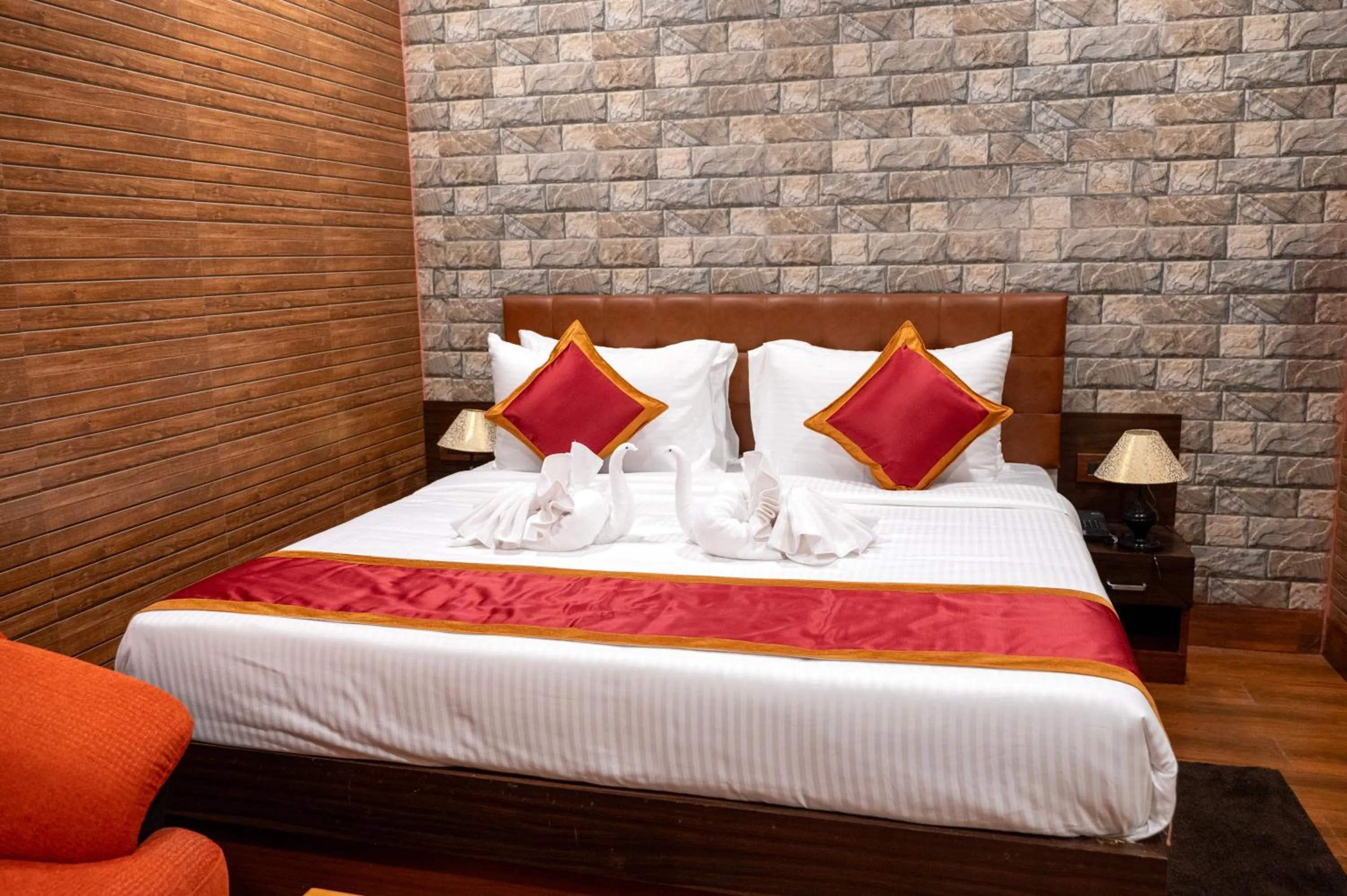 Bed in JHARNA RESORT