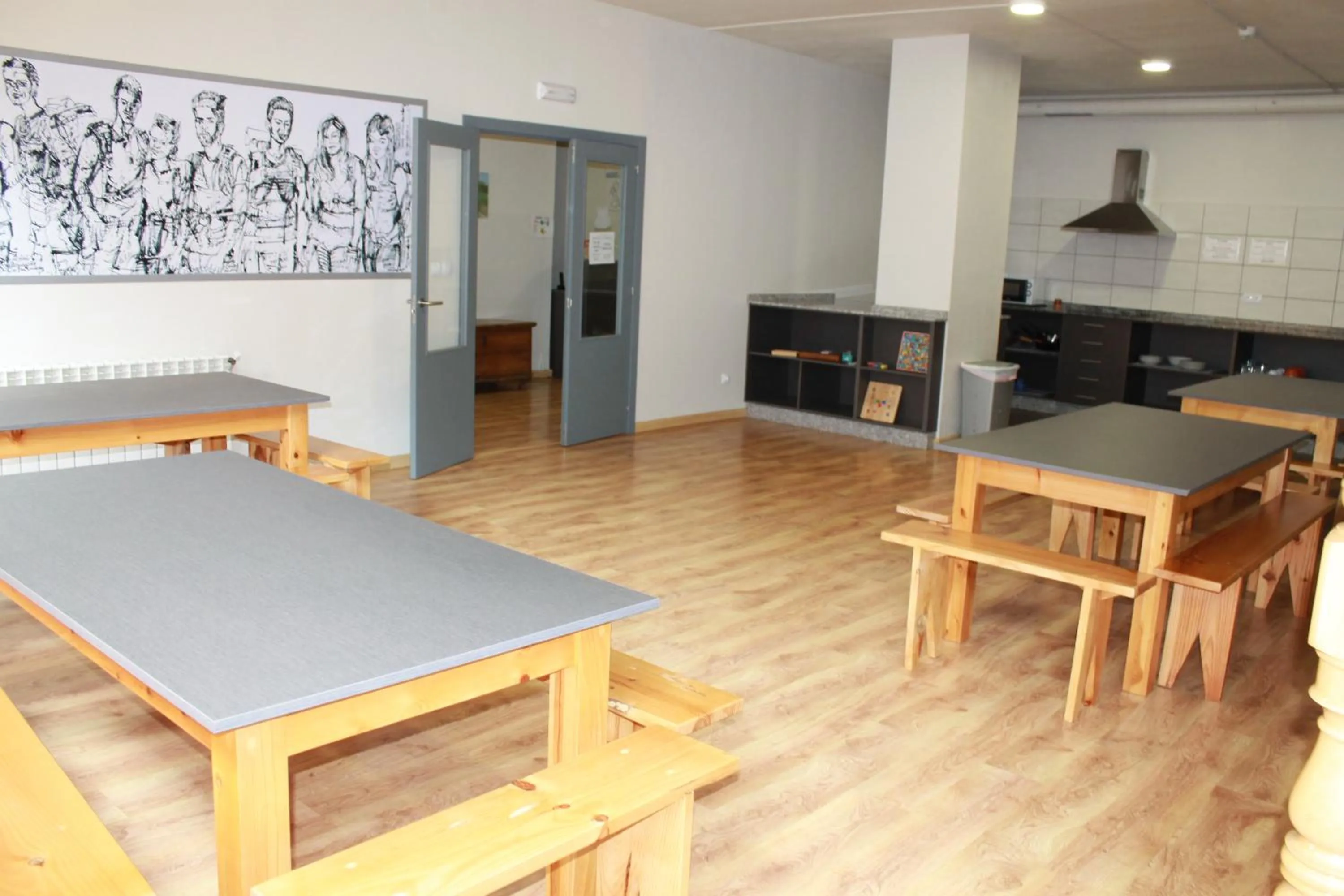 Dining area in Alma del Camino - Rooms & Albergue