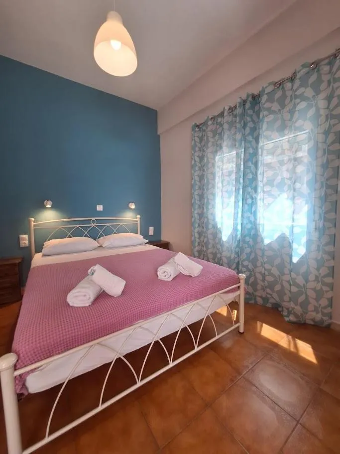 Bed in Perdika Mare Guesthouse