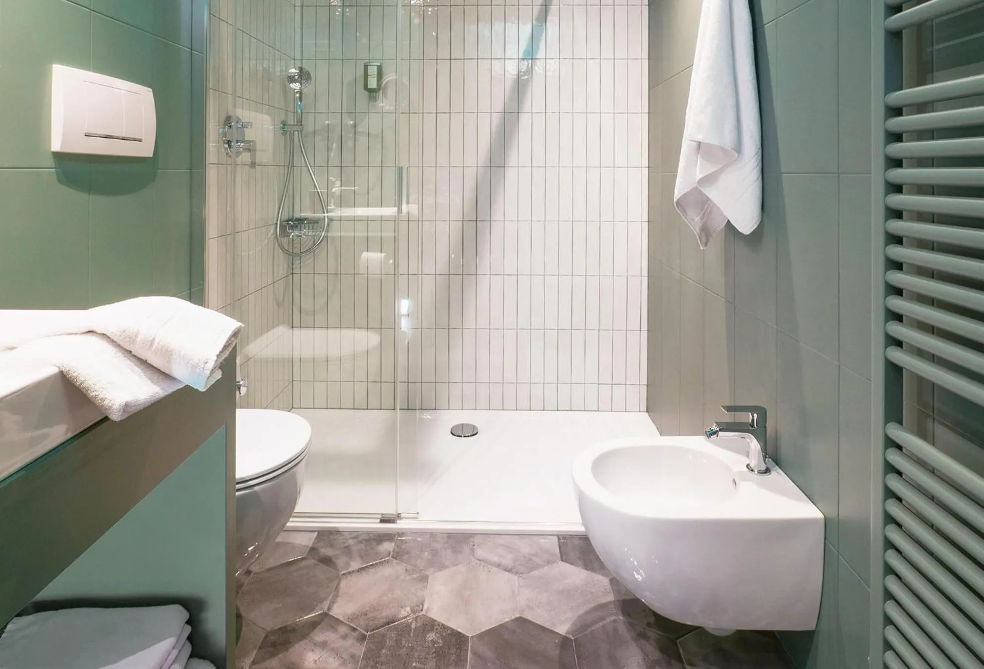 Bathroom in Hotel Ostaria Posta