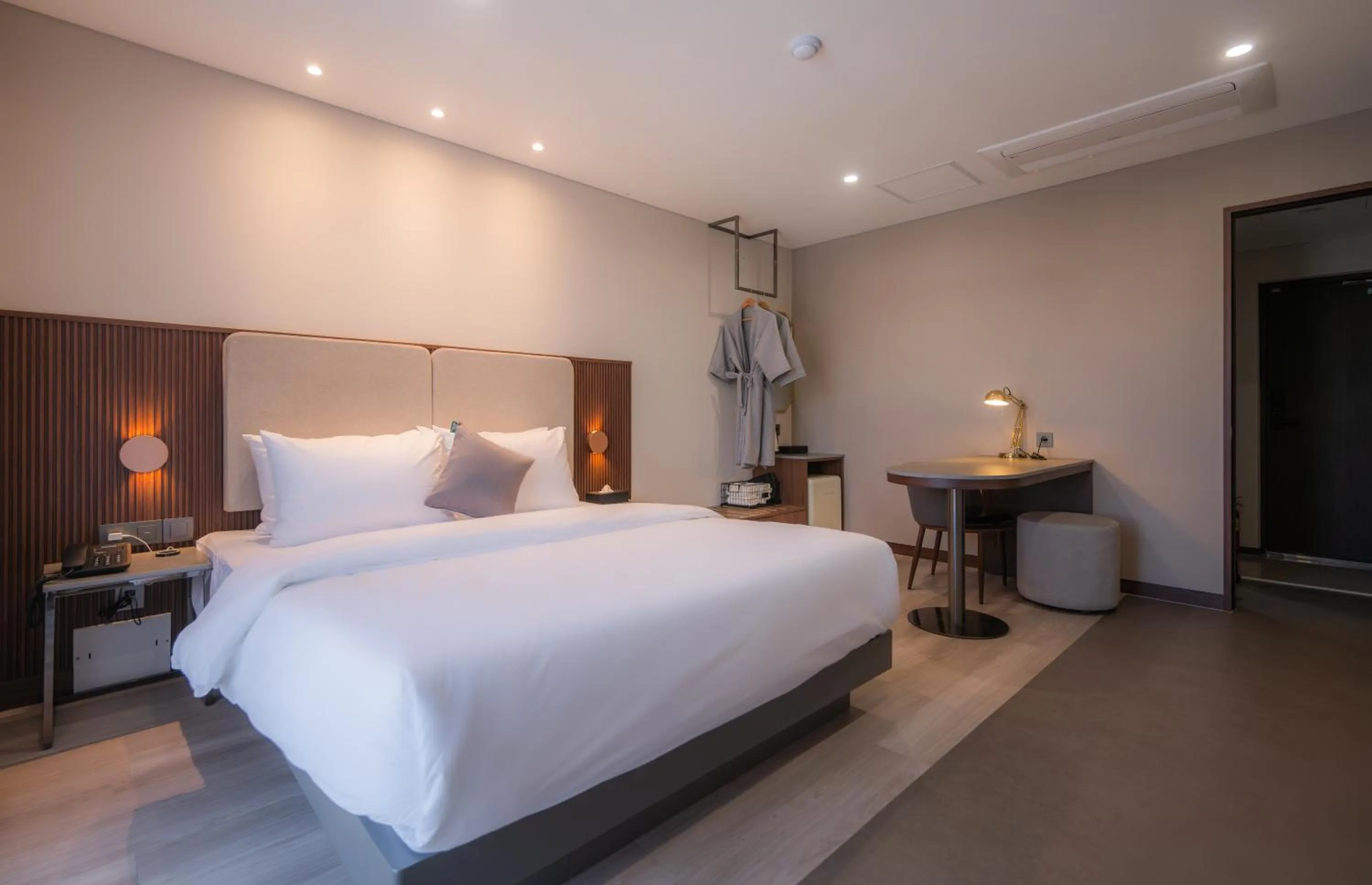 Bed in Hound Hotel Gijang Osiria