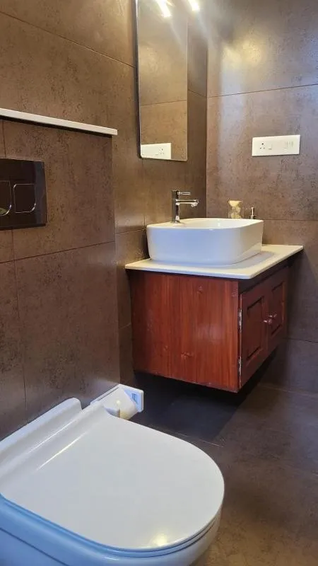 Bathroom in tippys beach resort