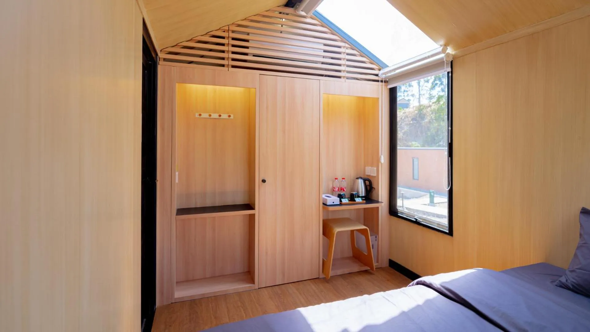 Bed in Bobocabin Gunung Rinjani, Lombok