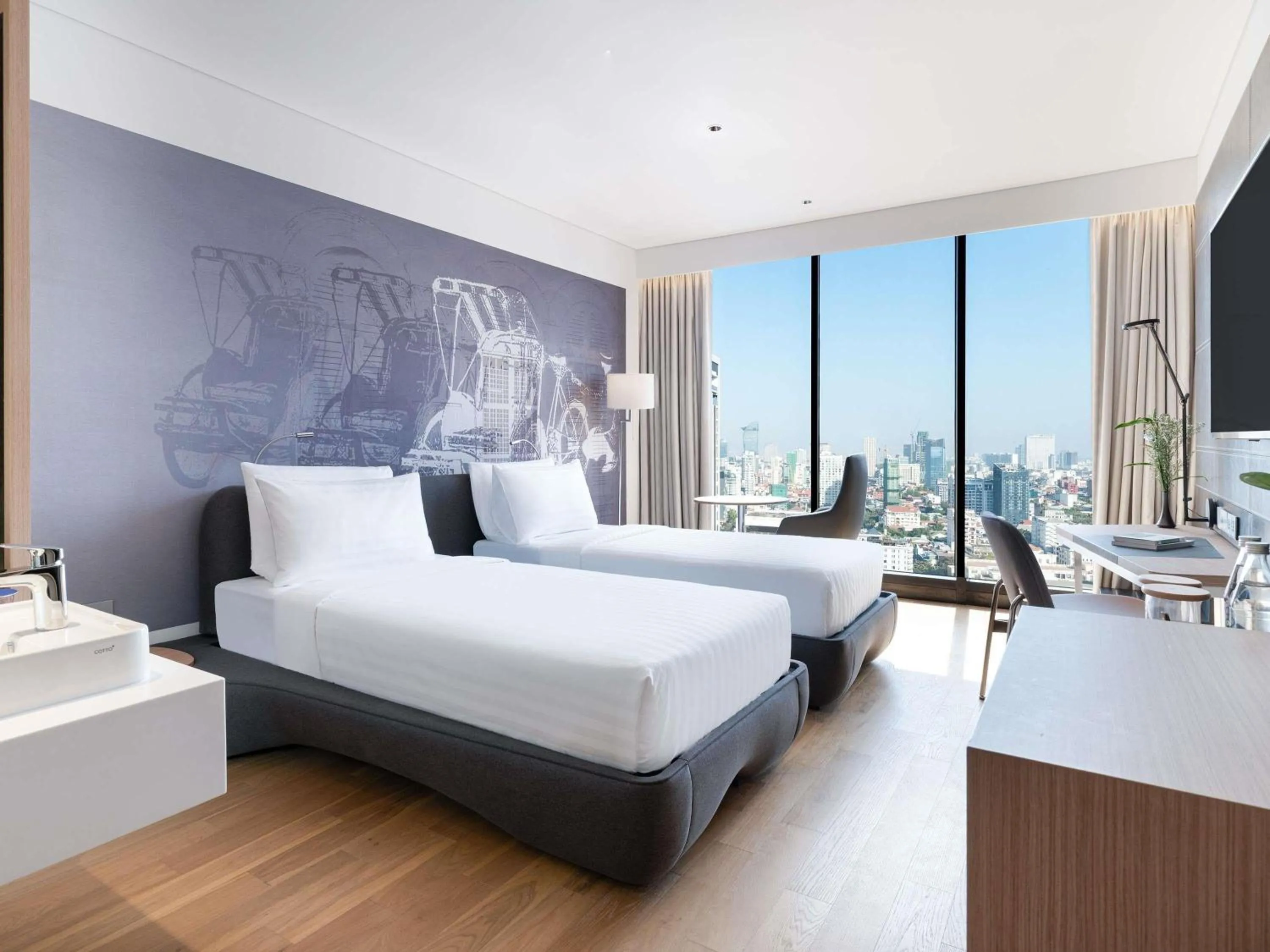 Bedroom, Bed in Novotel Phnom Penh BKK 1