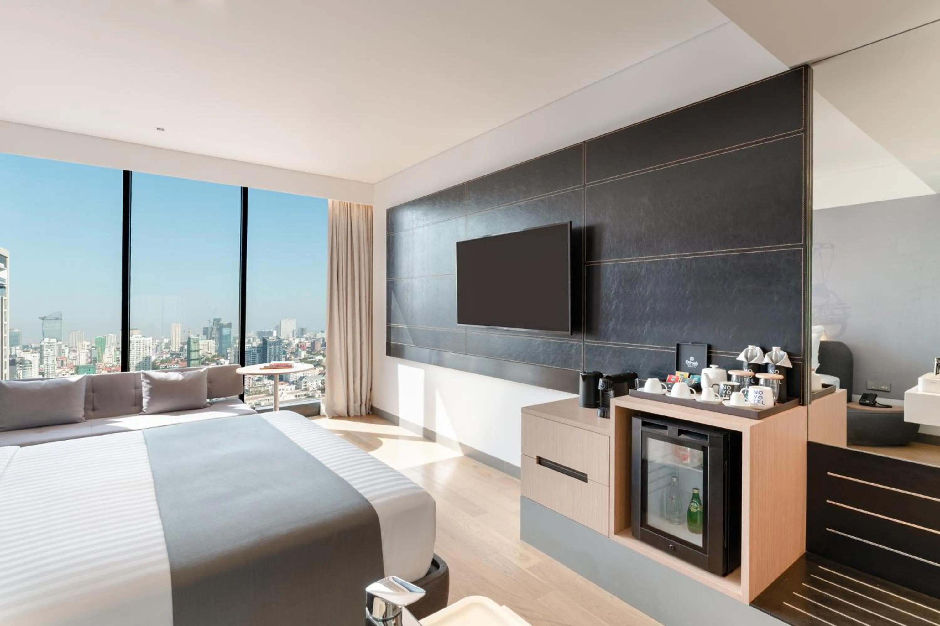 Bedroom, Bed in Novotel Phnom Penh BKK 1