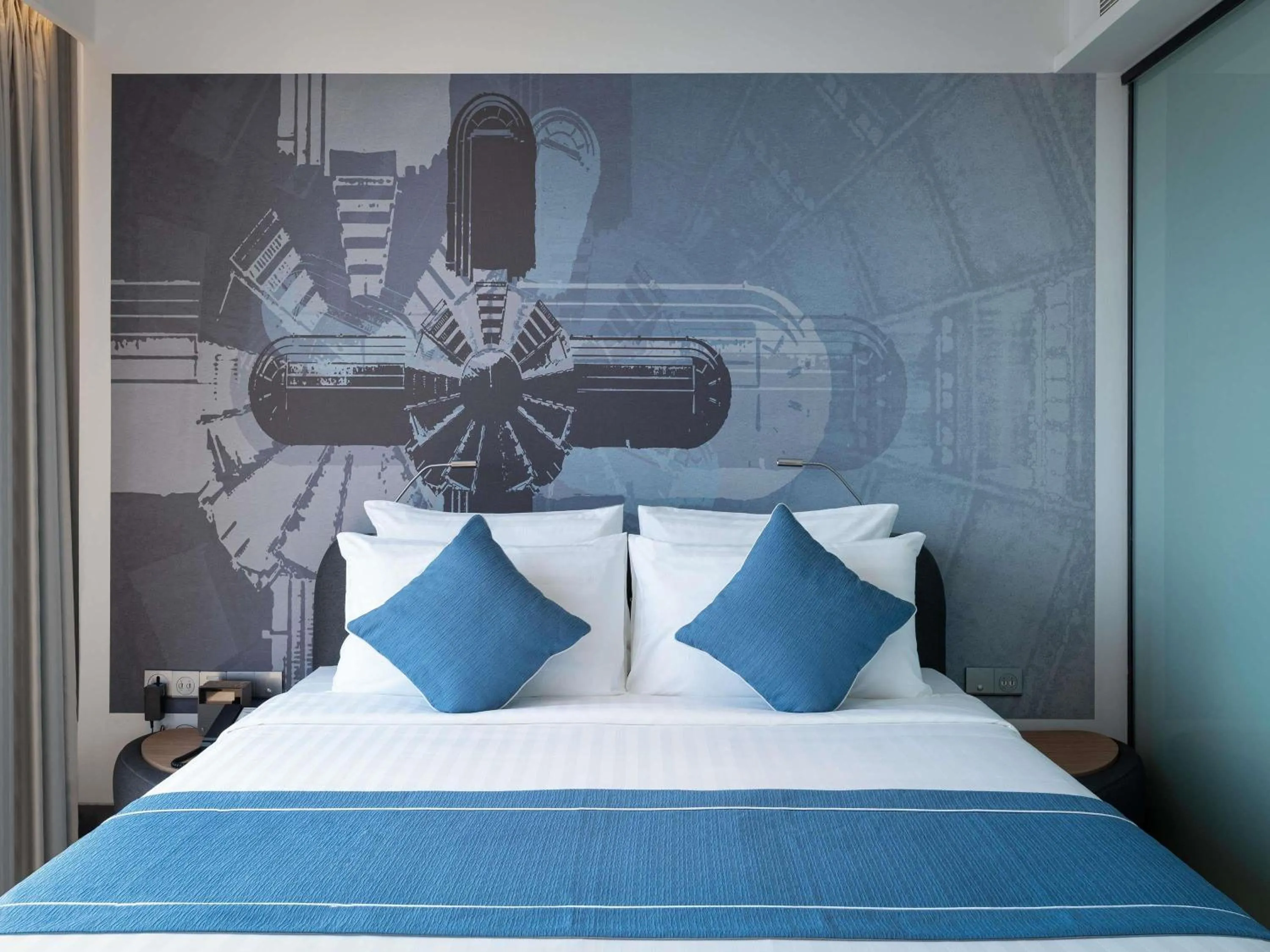 Bedroom, Bed in Novotel Phnom Penh BKK 1