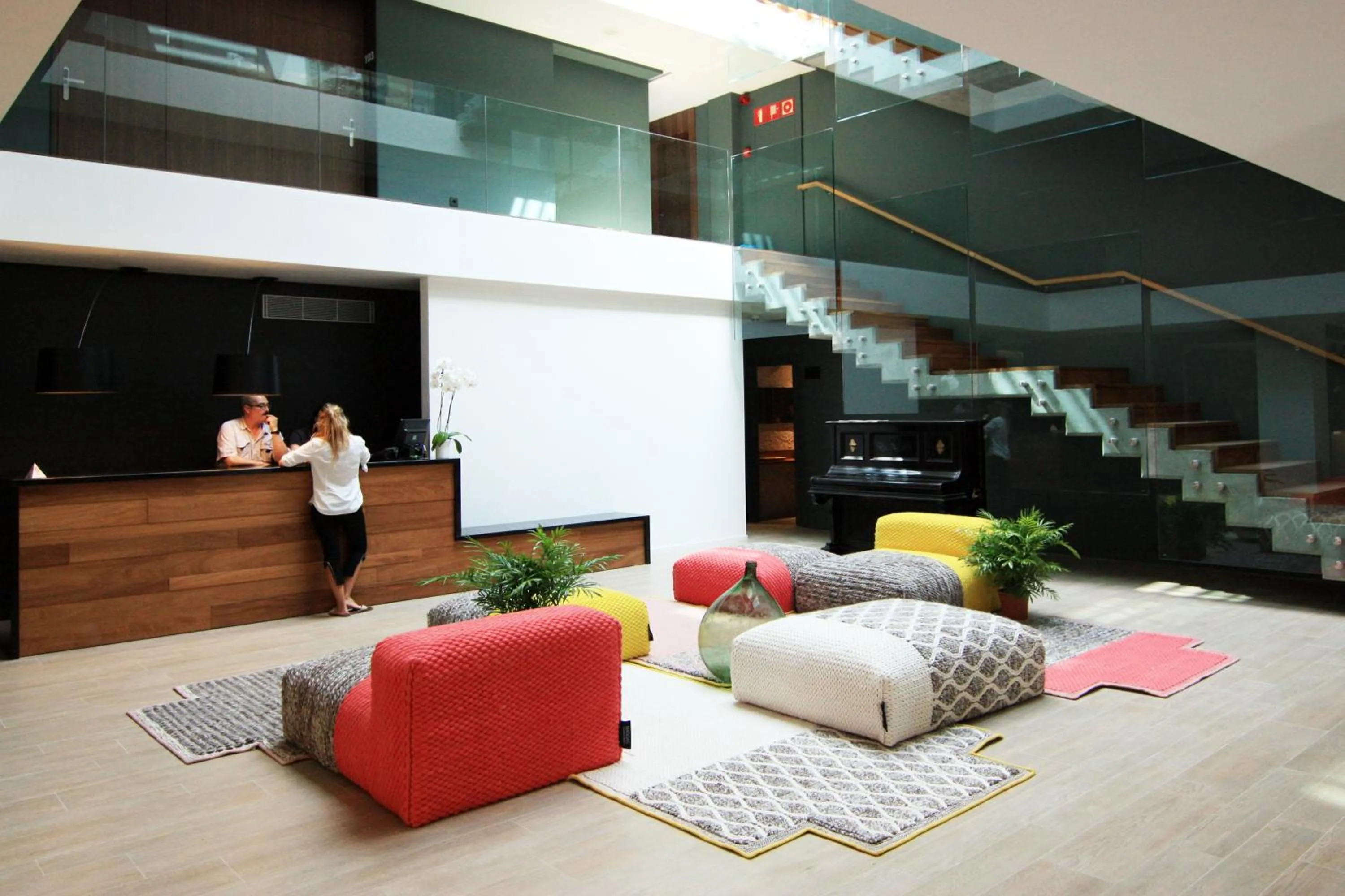 Lobby or reception in Hotel Raval de la Mar