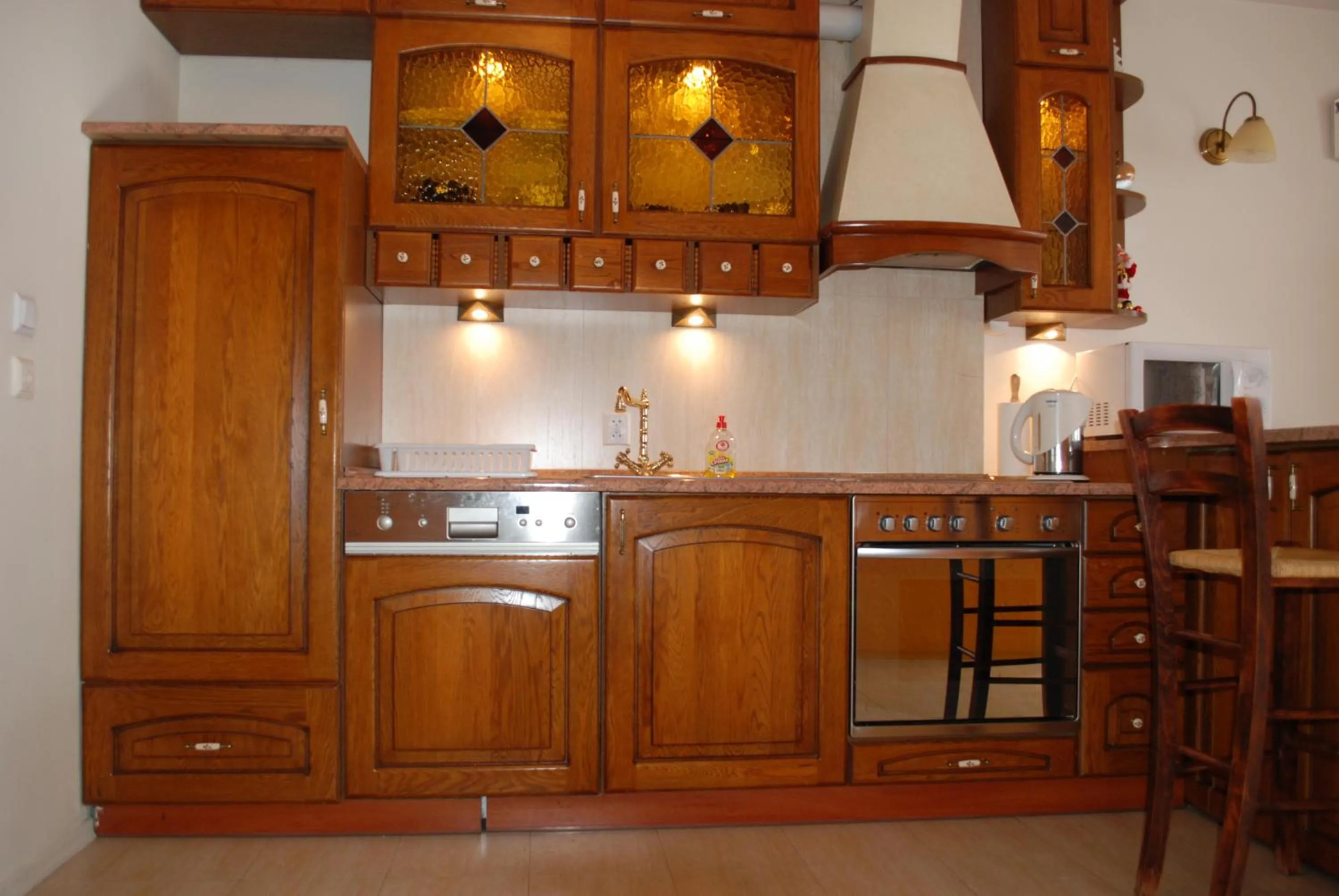 Kitchen or kitchenette in Apartament Królewski Superior z sauną