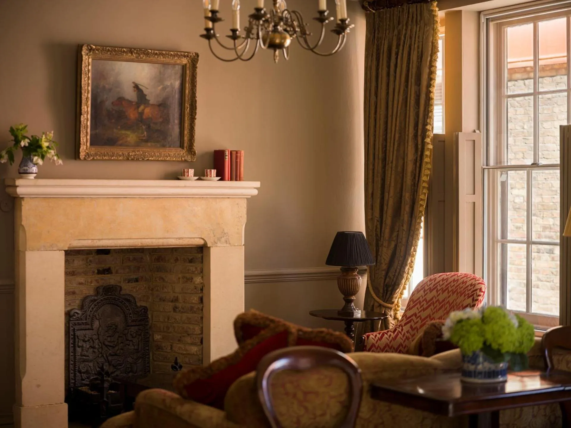 Seating area in The Rookery